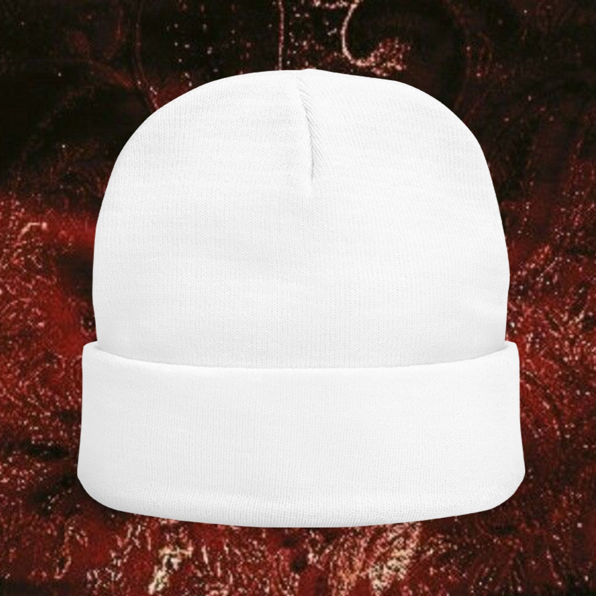 Medusa Wrath Embroidered Knit Beanie