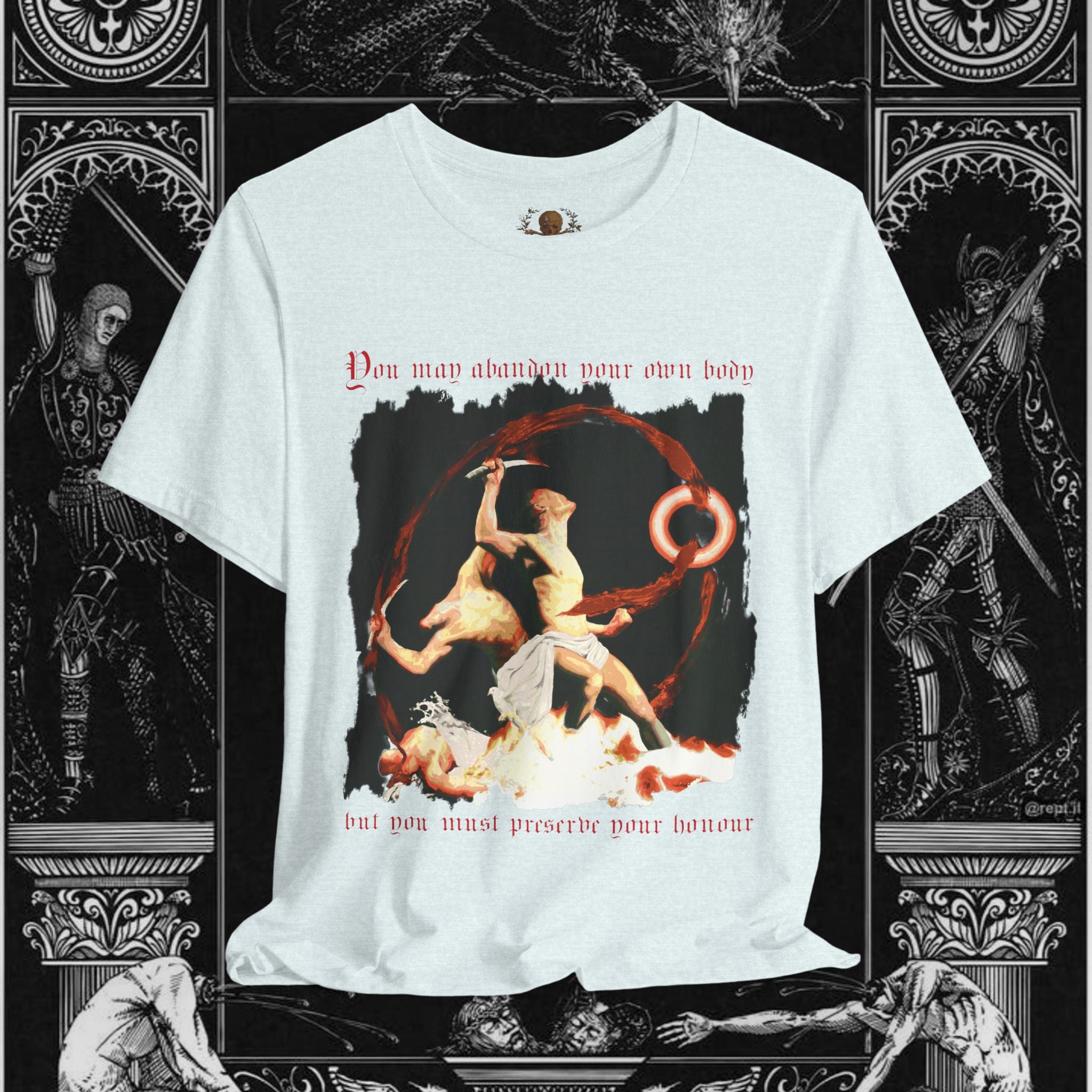The Samurai's Vengeance Medieval Fantasy Graphic Shirt