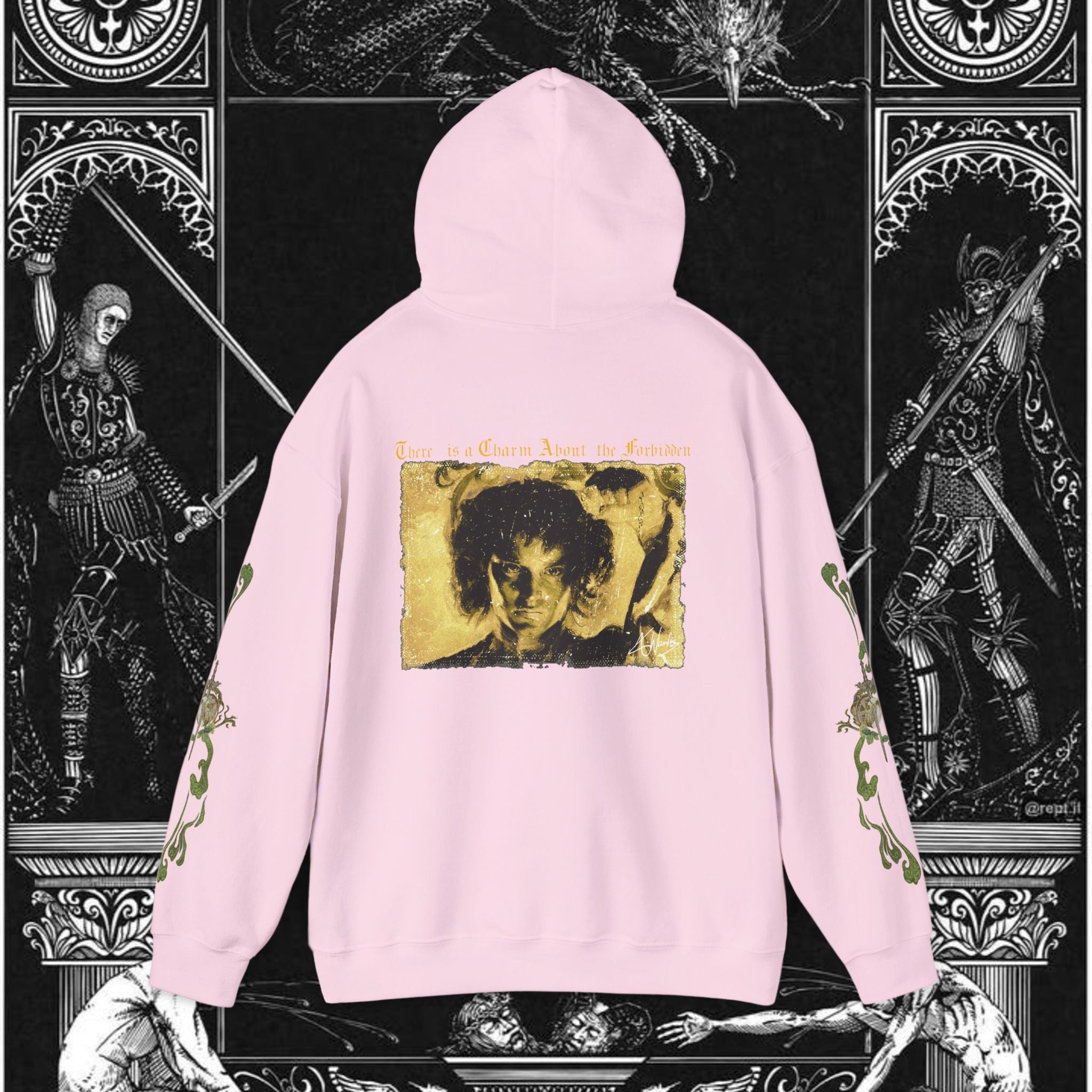 The Last Temptation Medieval Fantasy Graphic Hoodie