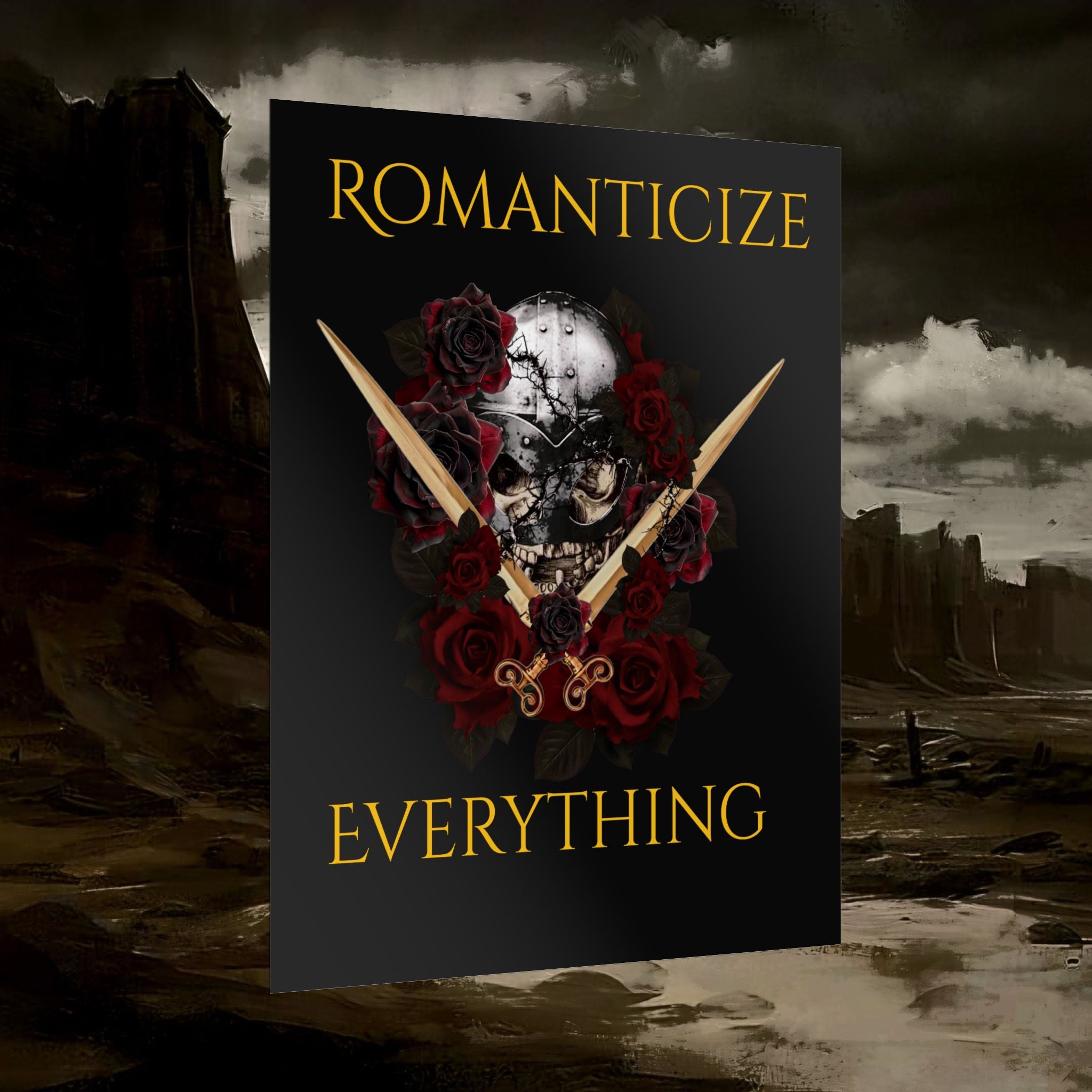 The Barbarian's Fate Early Medieval Fantasy Saxon themed Rolled Posters