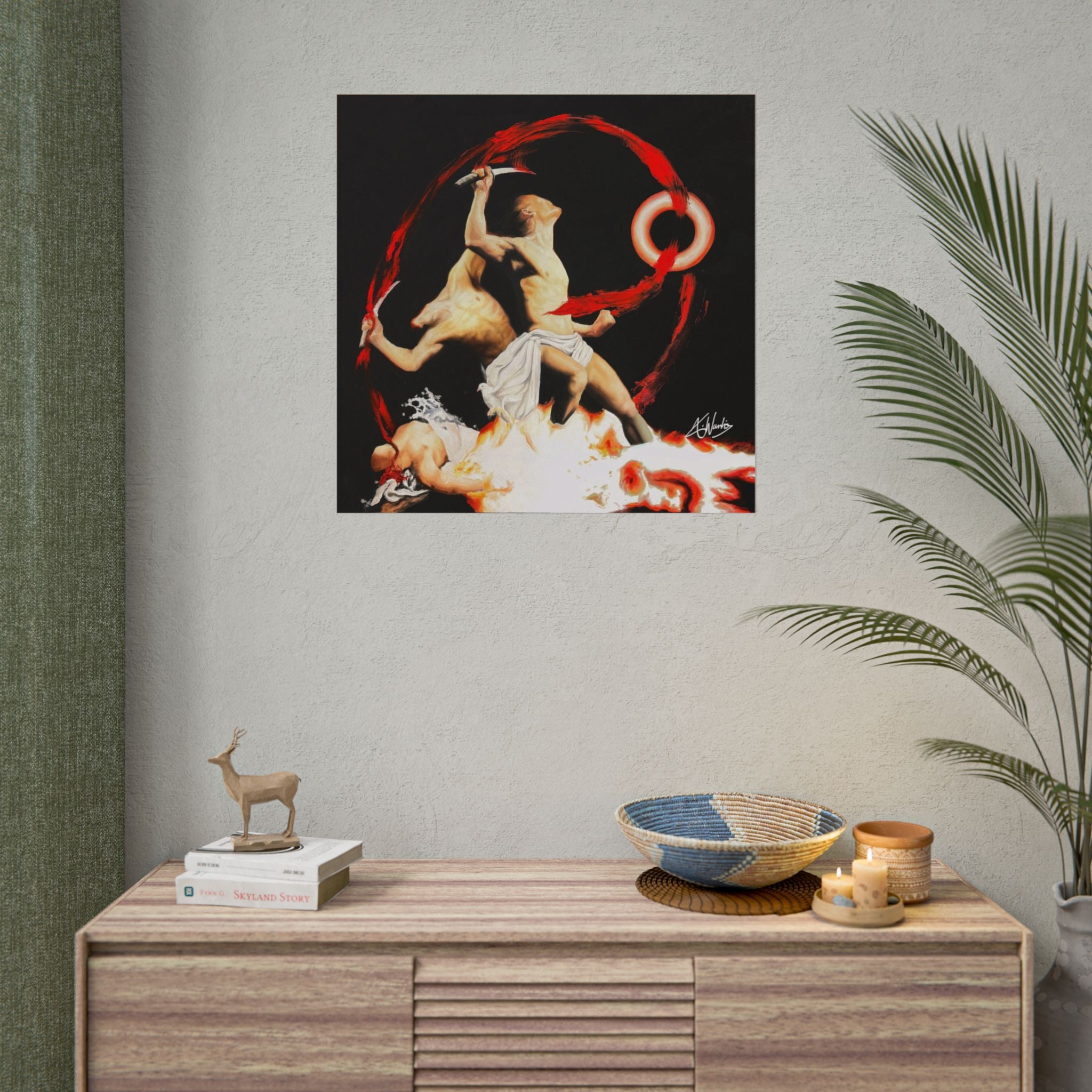 The Samurai's Vengeance Medieval Fantasy Fine Art Print