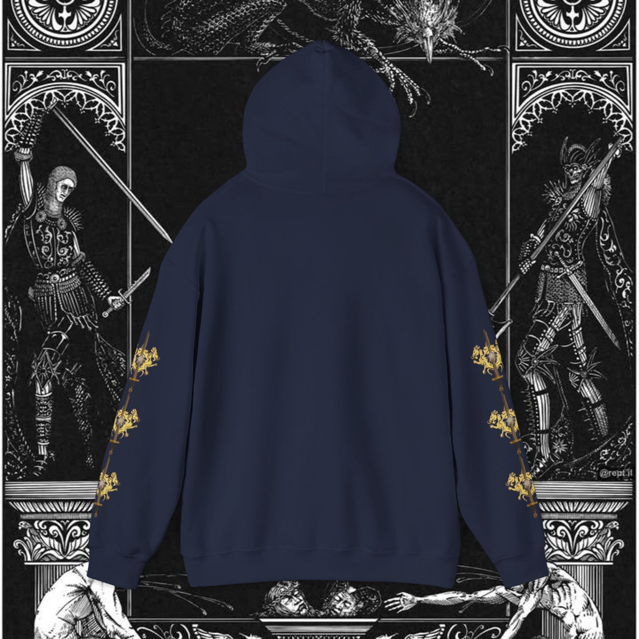 The King's Destiny Medieval Fantasy Graphic Hoodie