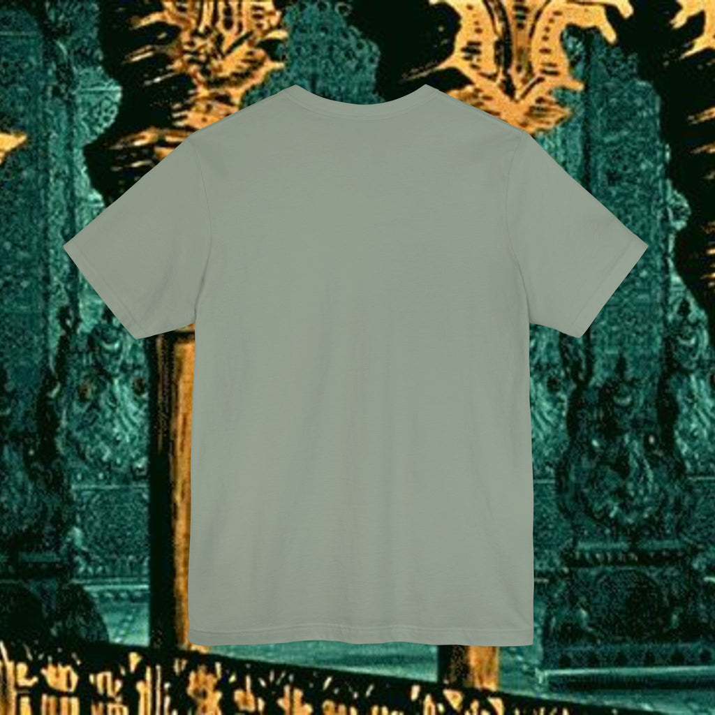 Mythic Vitalism, Sanguis Christianus Vetus Exploration and Adventure Inspired Graphic T Shirt Front Version