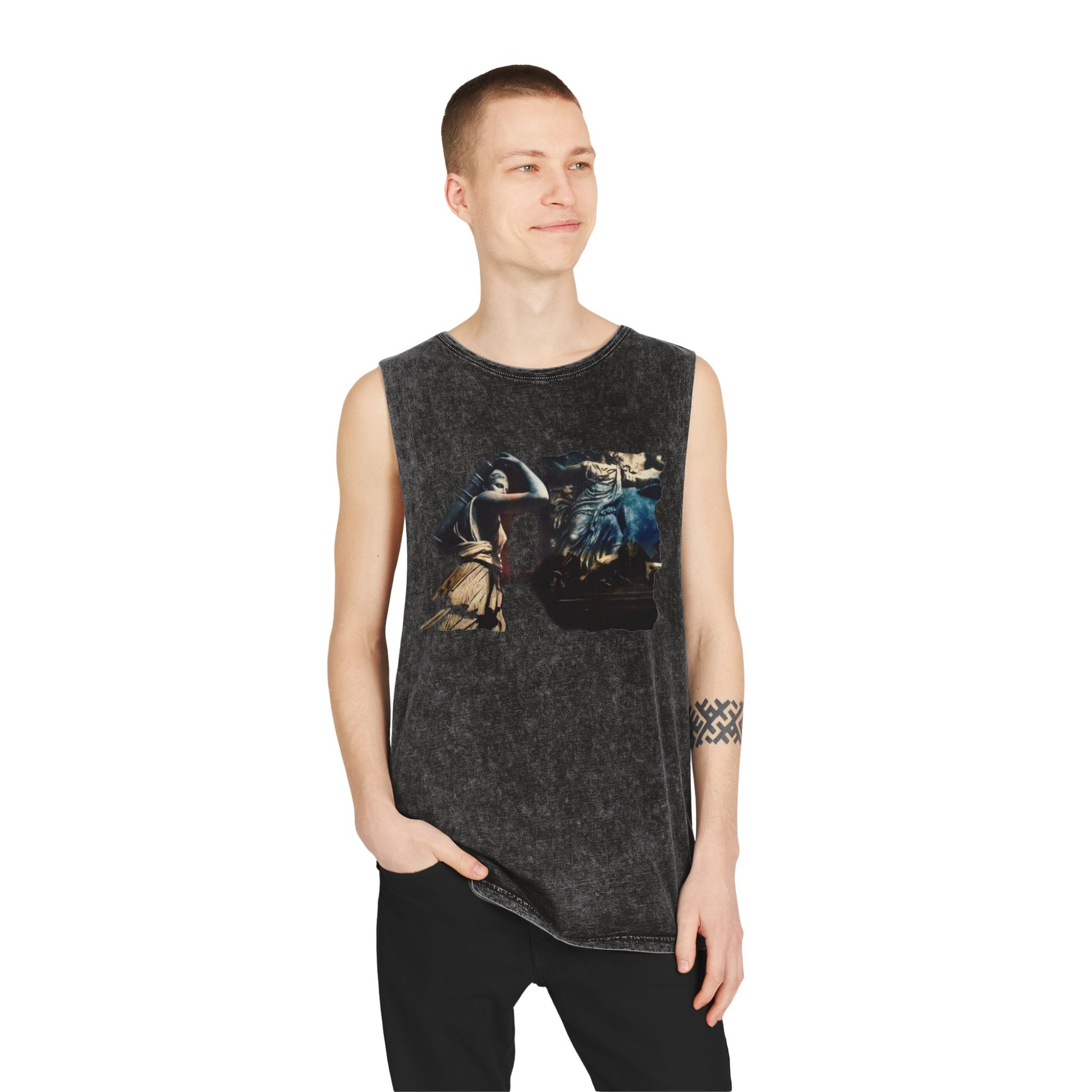 Artimus Fury Stonewash Tank Top, Graphic Top