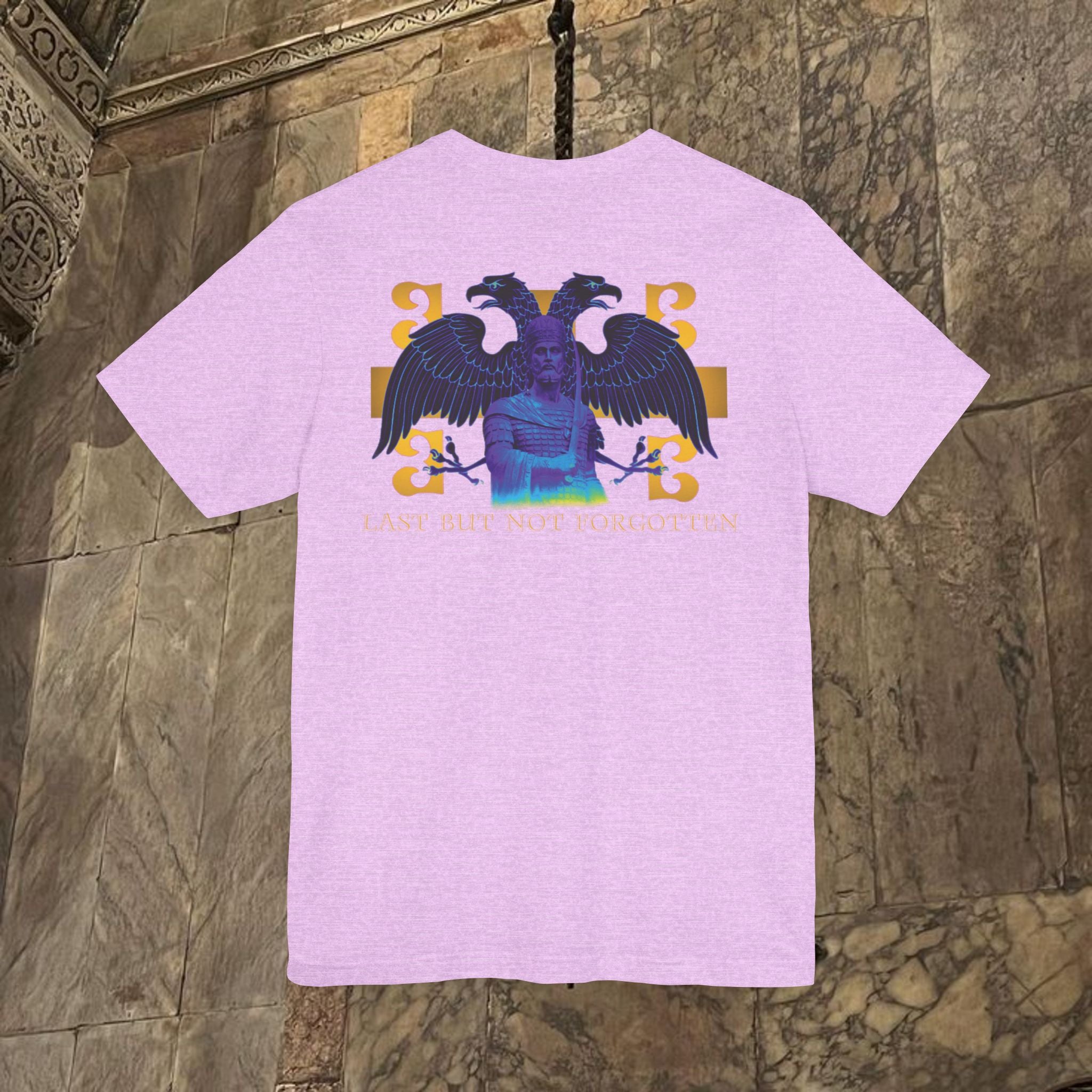 The Last Great Emperor Byzantine Inspired Cotton Graphic T-shirt Back Version