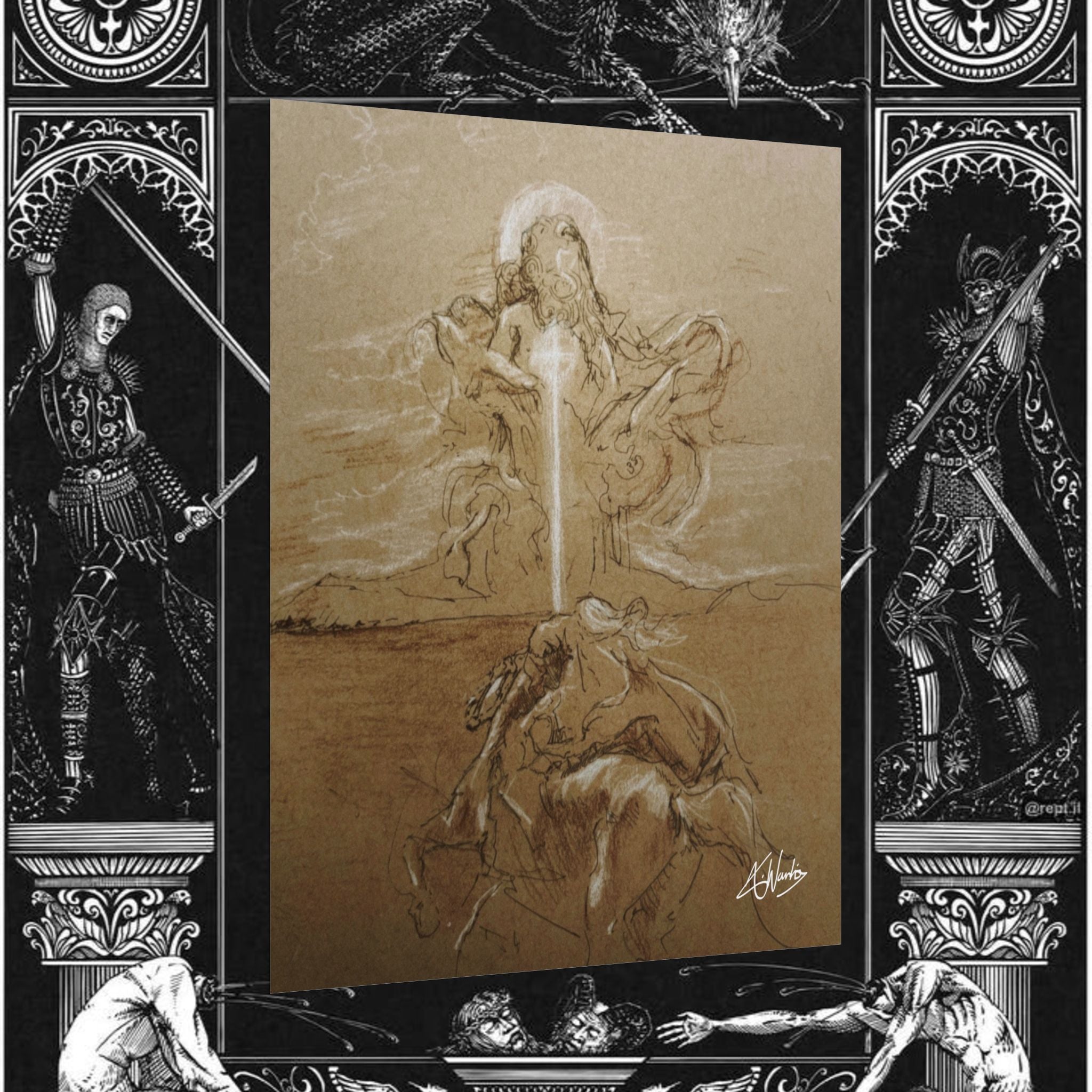 The King's Destiny Medieval Fantasy Fine Art Print