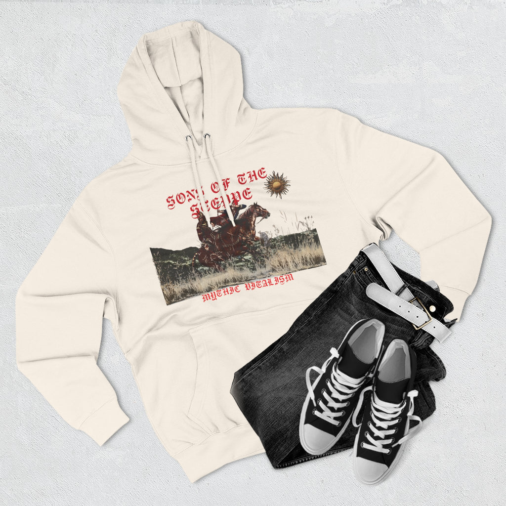 Son of the Steppe Fleece Medieval Graphic Hoodie