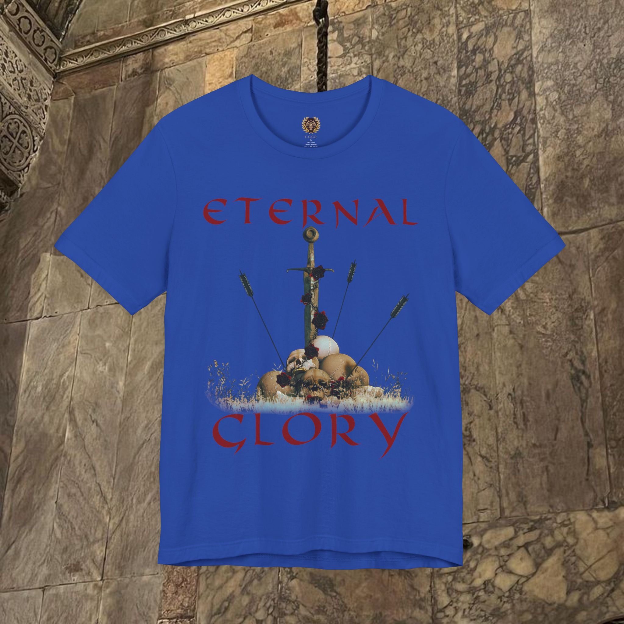 Eternal Glory of the Last Battle Cotton Graphic T-Shirt
