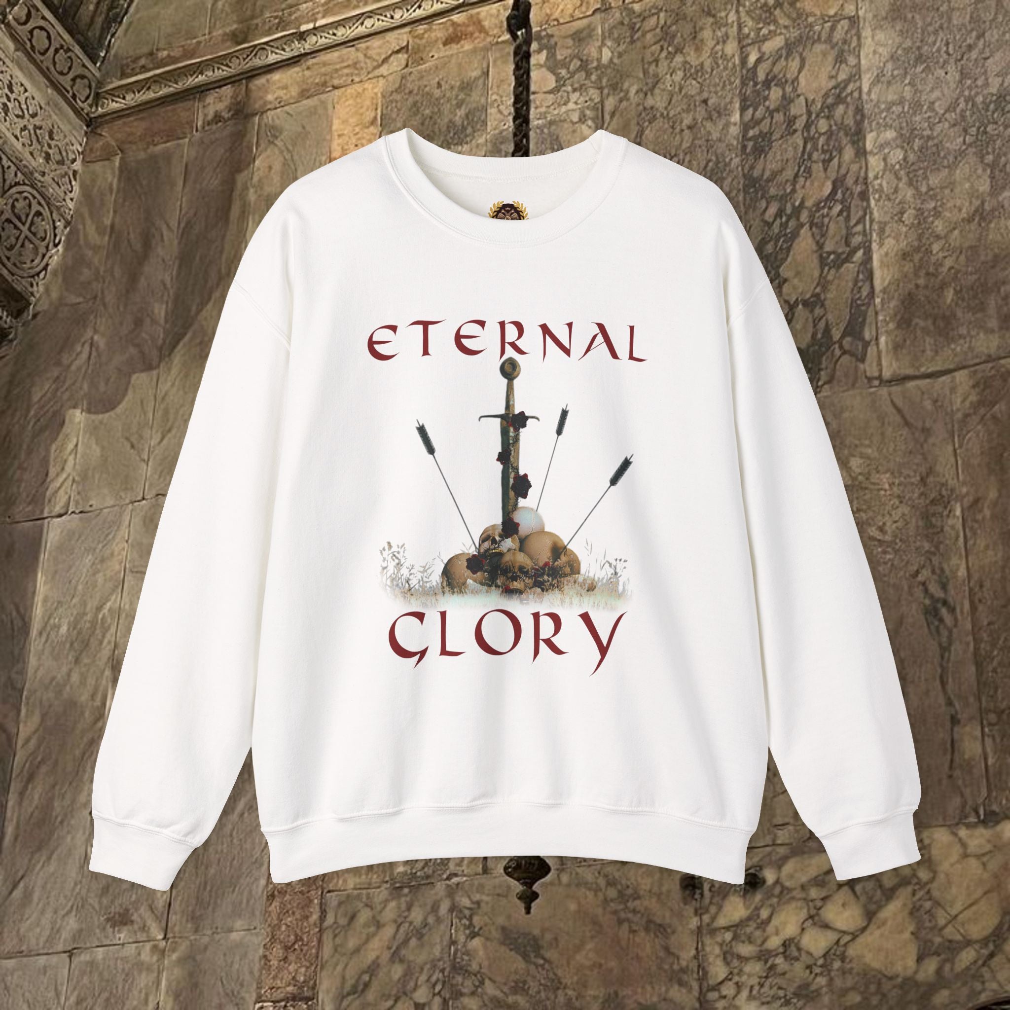 Eternal Glory of the Last Battle Crewneck Graphic Sweatshirt