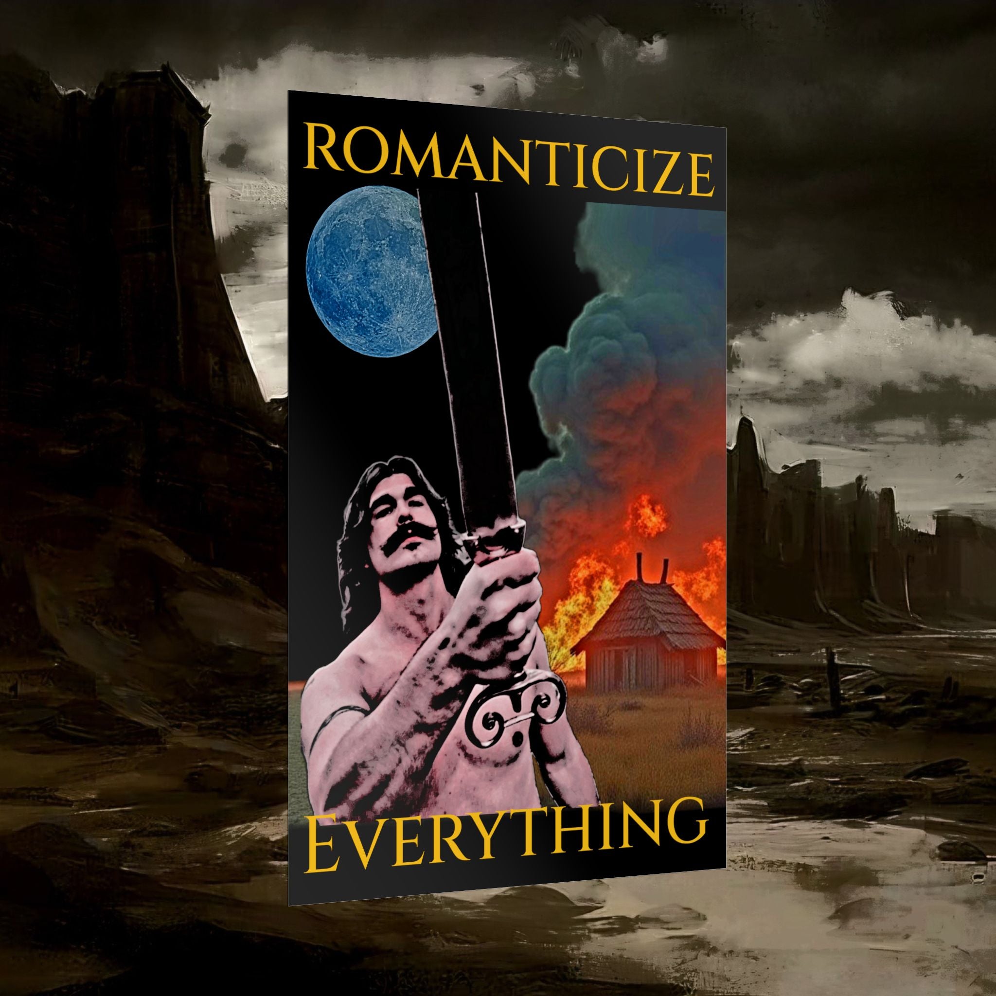The Barbarian's Mirror Early Medieval Ancient Rolled Posters