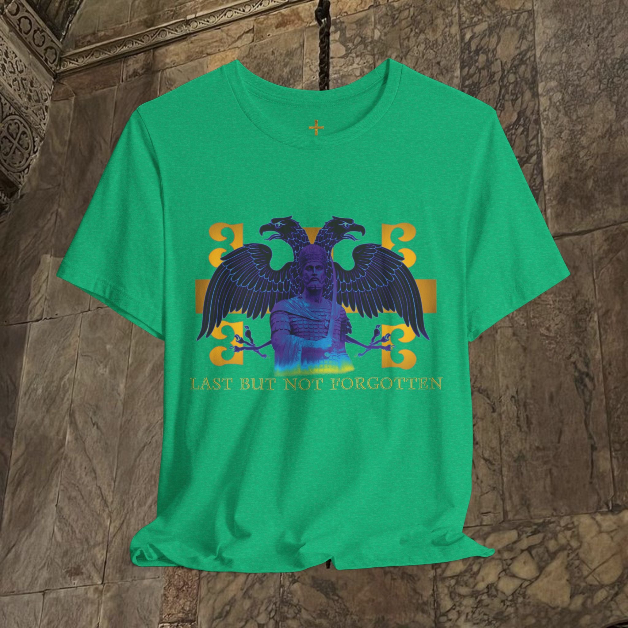 The Last Great Emperor Byzantine Inspired Cotton Graphic T-shirt Front