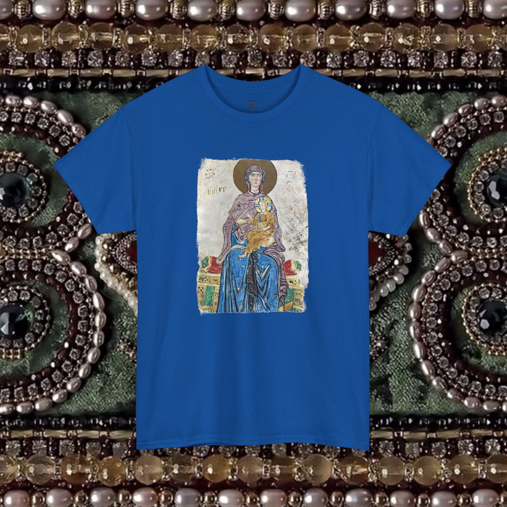 Medieval Armenian Manuscript Art Cotton Graphic T-Shirt