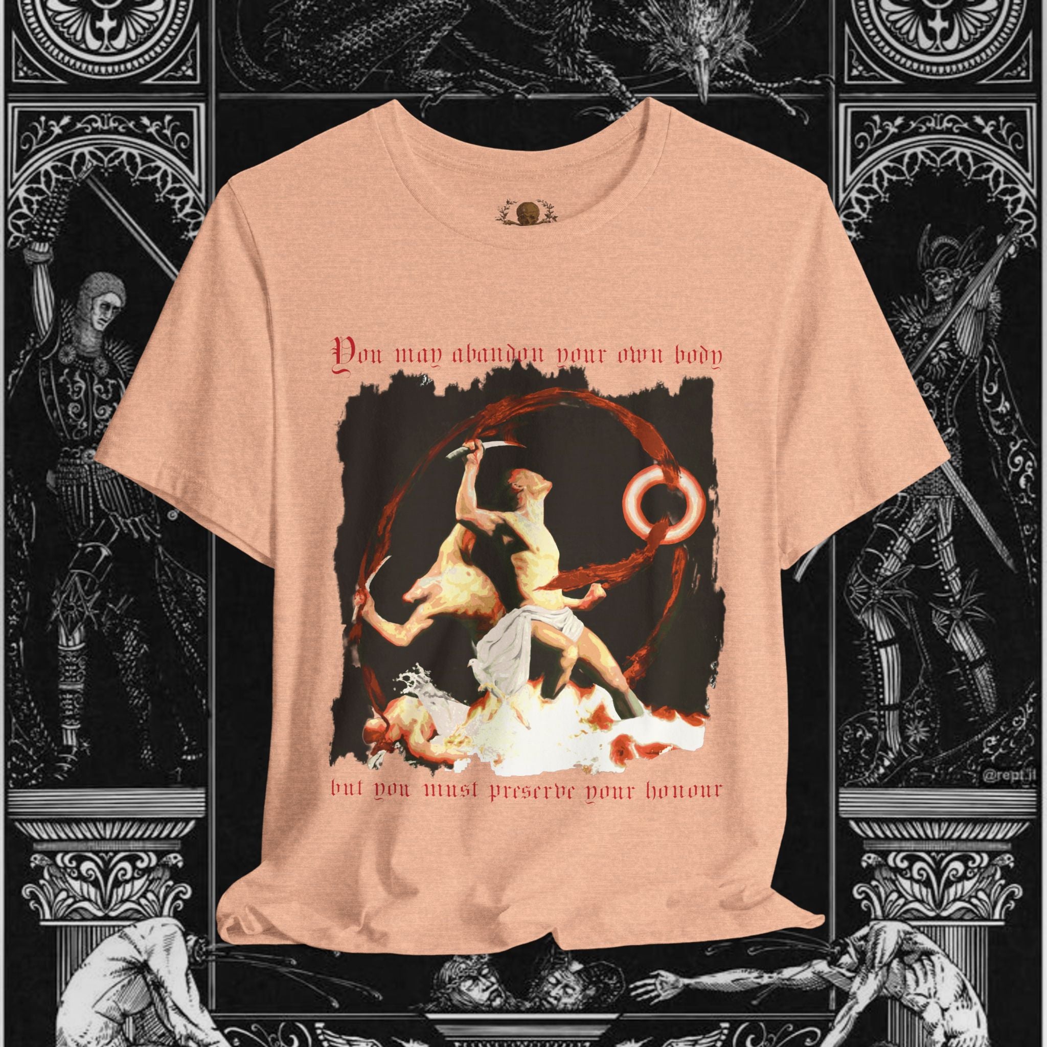 The Samurai's Vengeance Medieval Fantasy Graphic Shirt