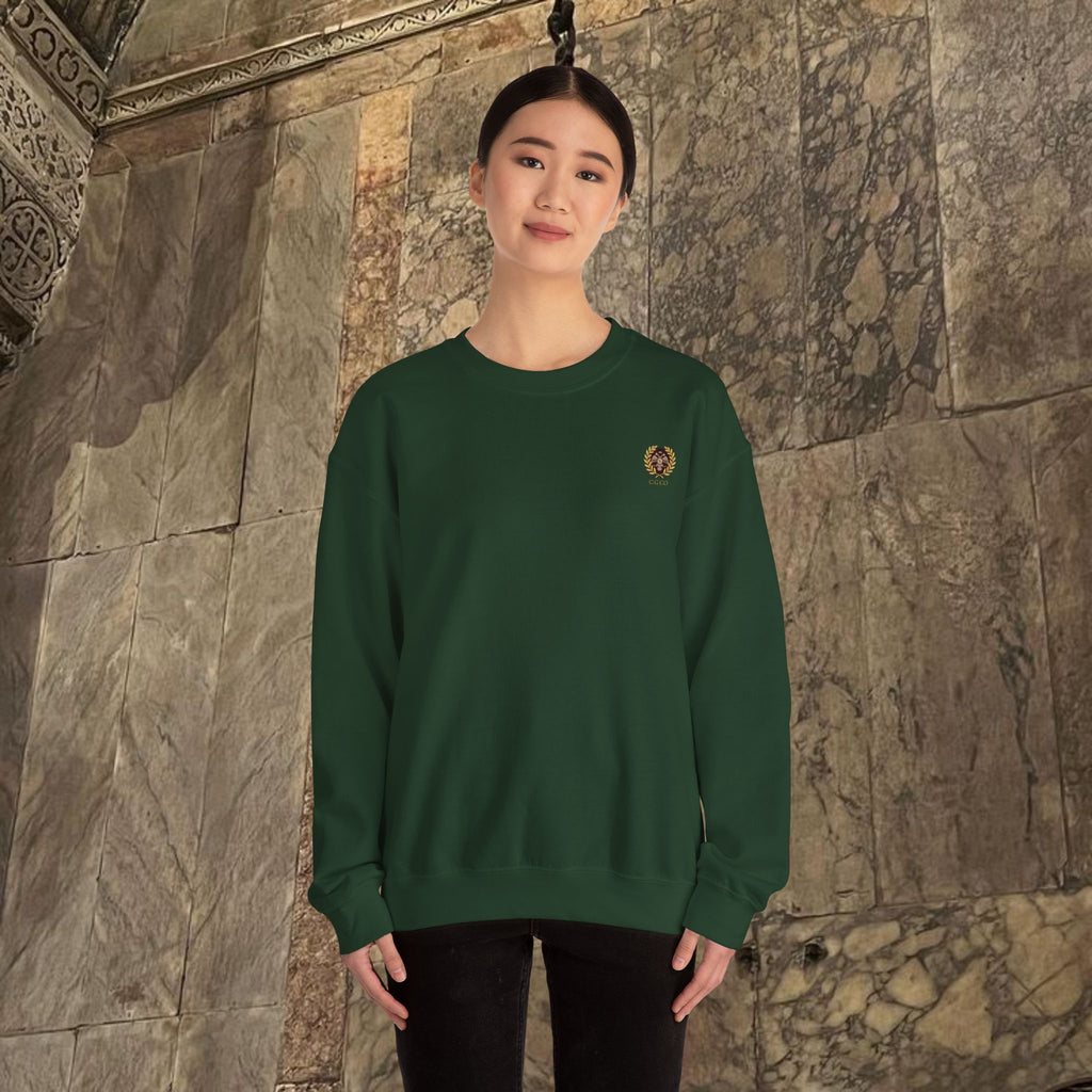 The Last Great Emperor Byzantine Inspired Crewneck Sweatshirt Back Version