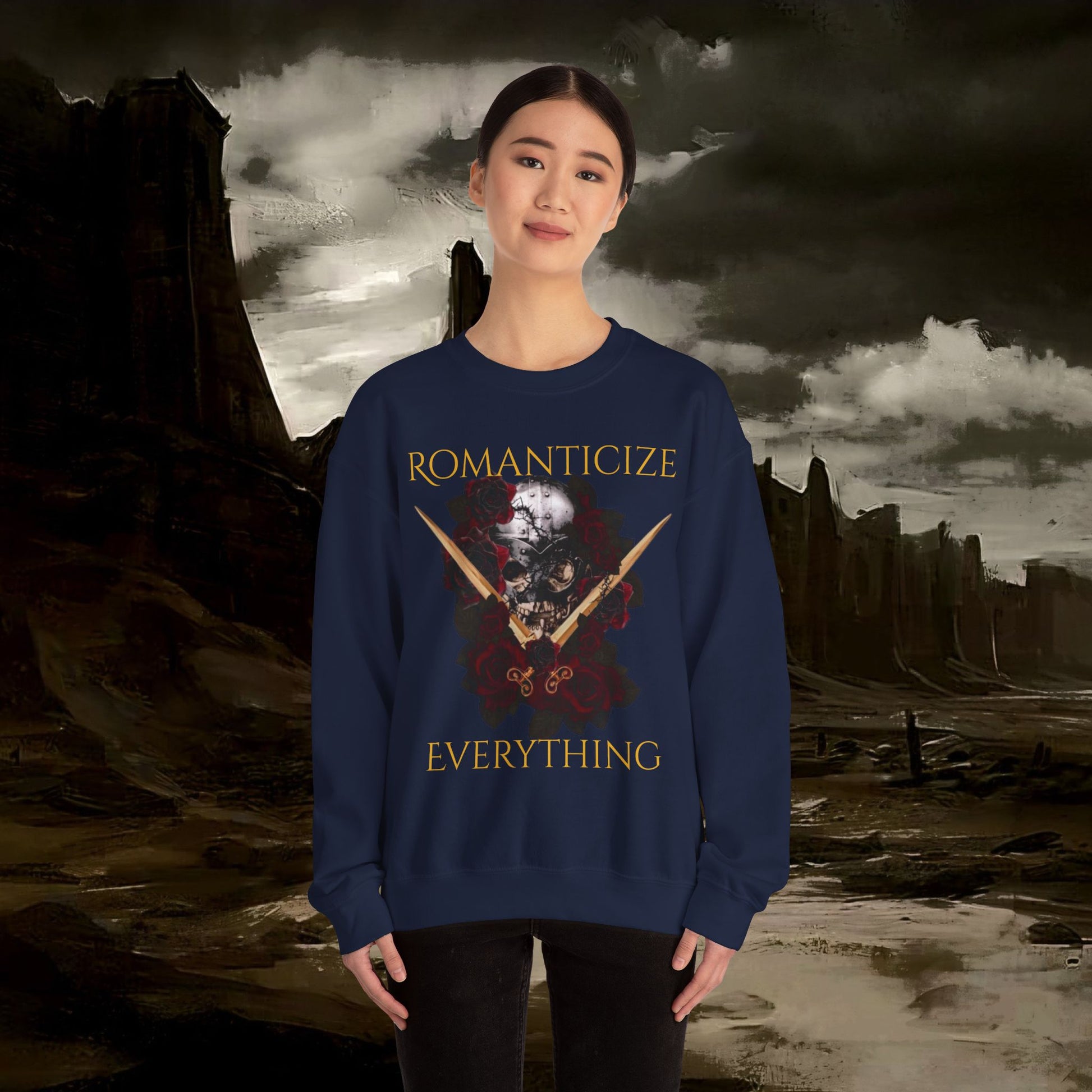 The Barbarian's Fate Medieval Fantasy Inspired Graphic Sweatshirt