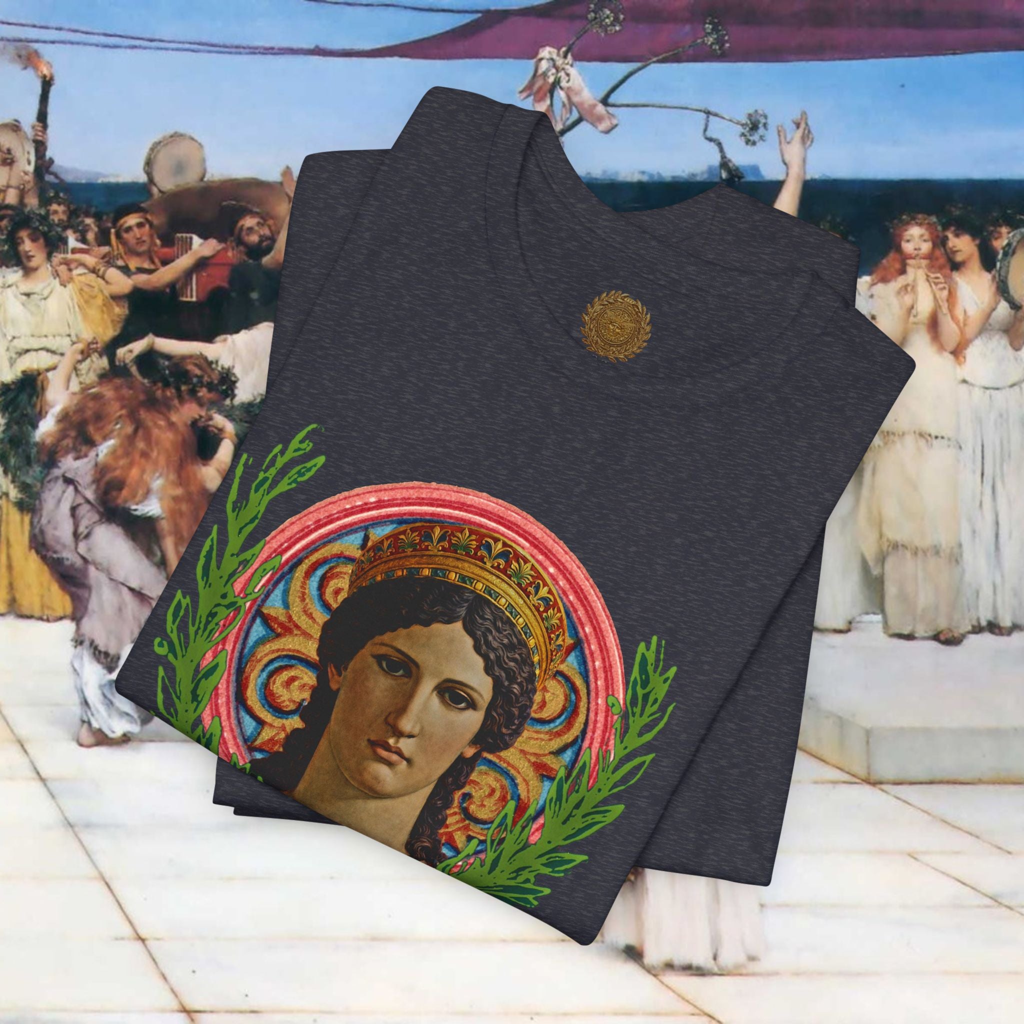 Hera's Wondering – Greek Goddess Coloured Diadem T-Shirt