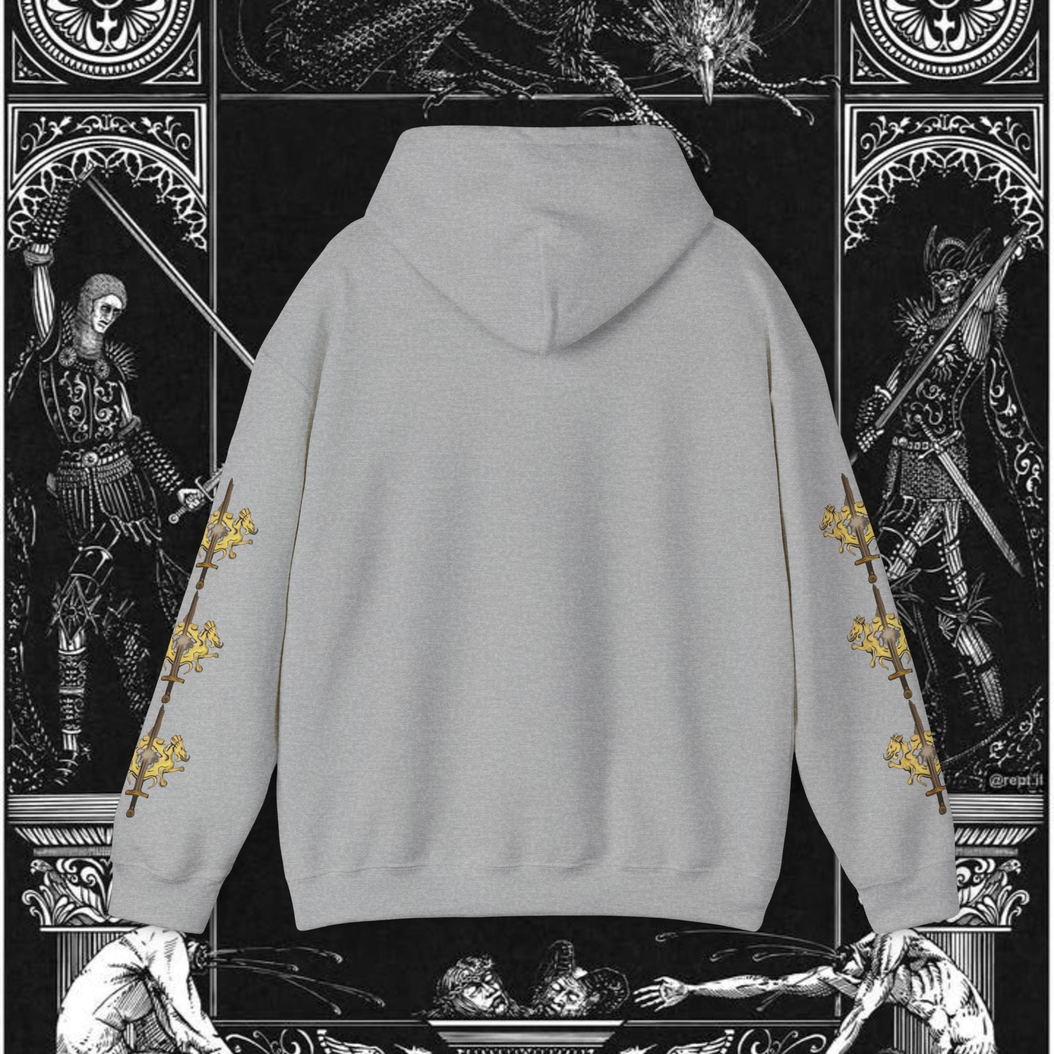 The King's Destiny Medieval Fantasy Graphic Hoodie
