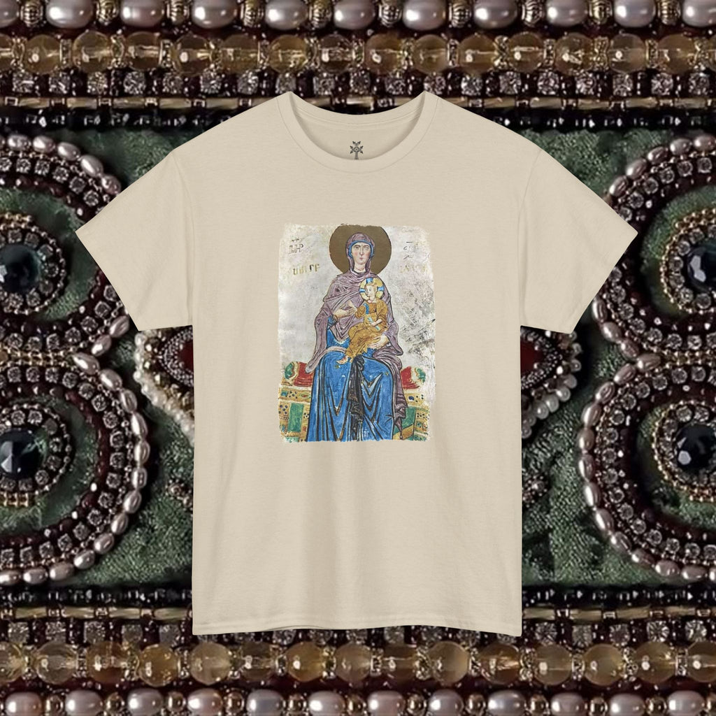 Armenian Manuscript Virgin and Christ Graphic T-Shirt