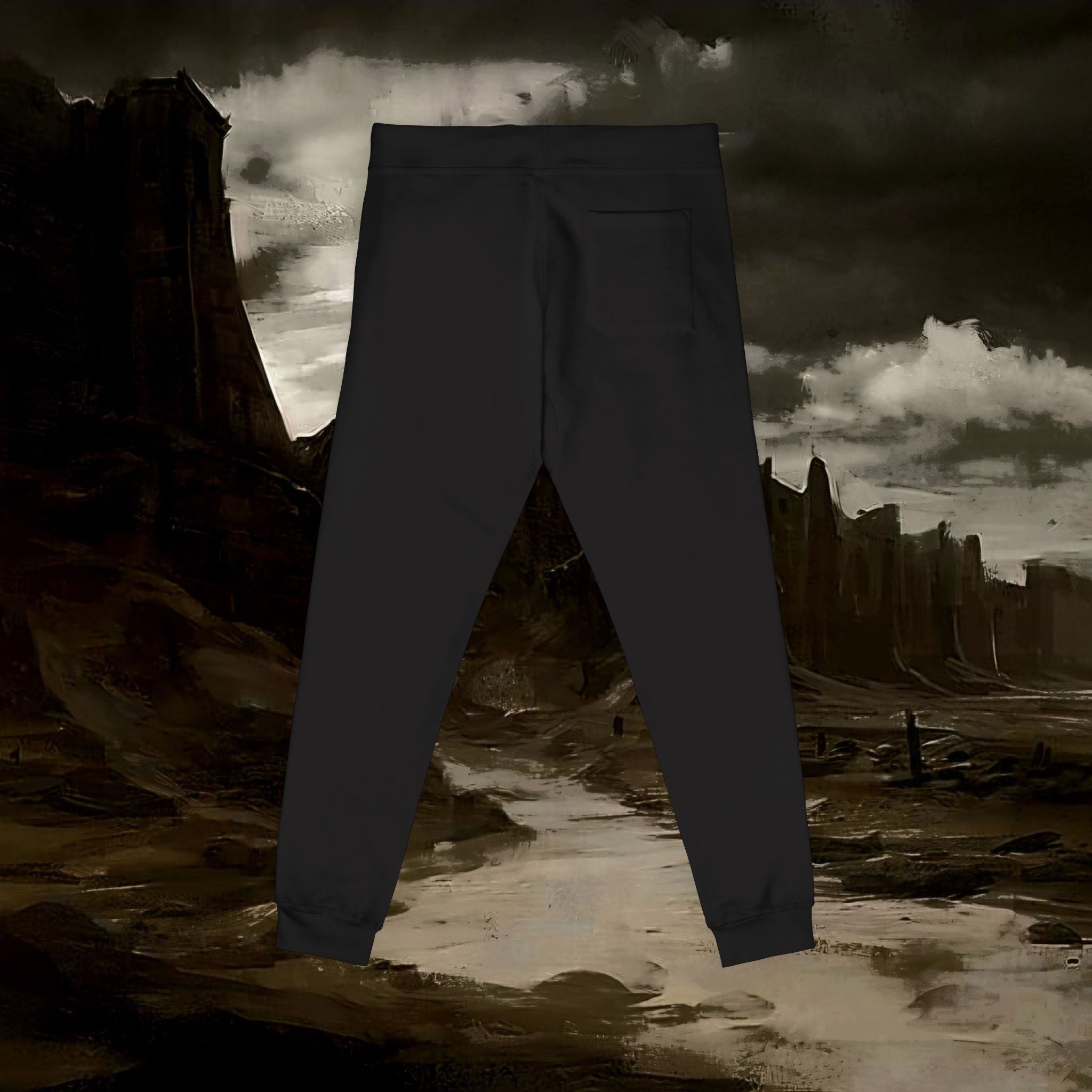 Unisex Fleece Sweatpants ( Esoteric Embroidery)