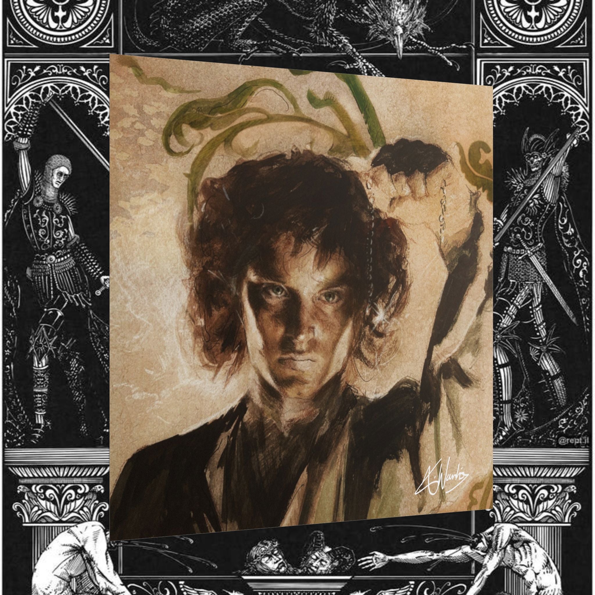 The Last Temptation Medieval Fantasy Print
