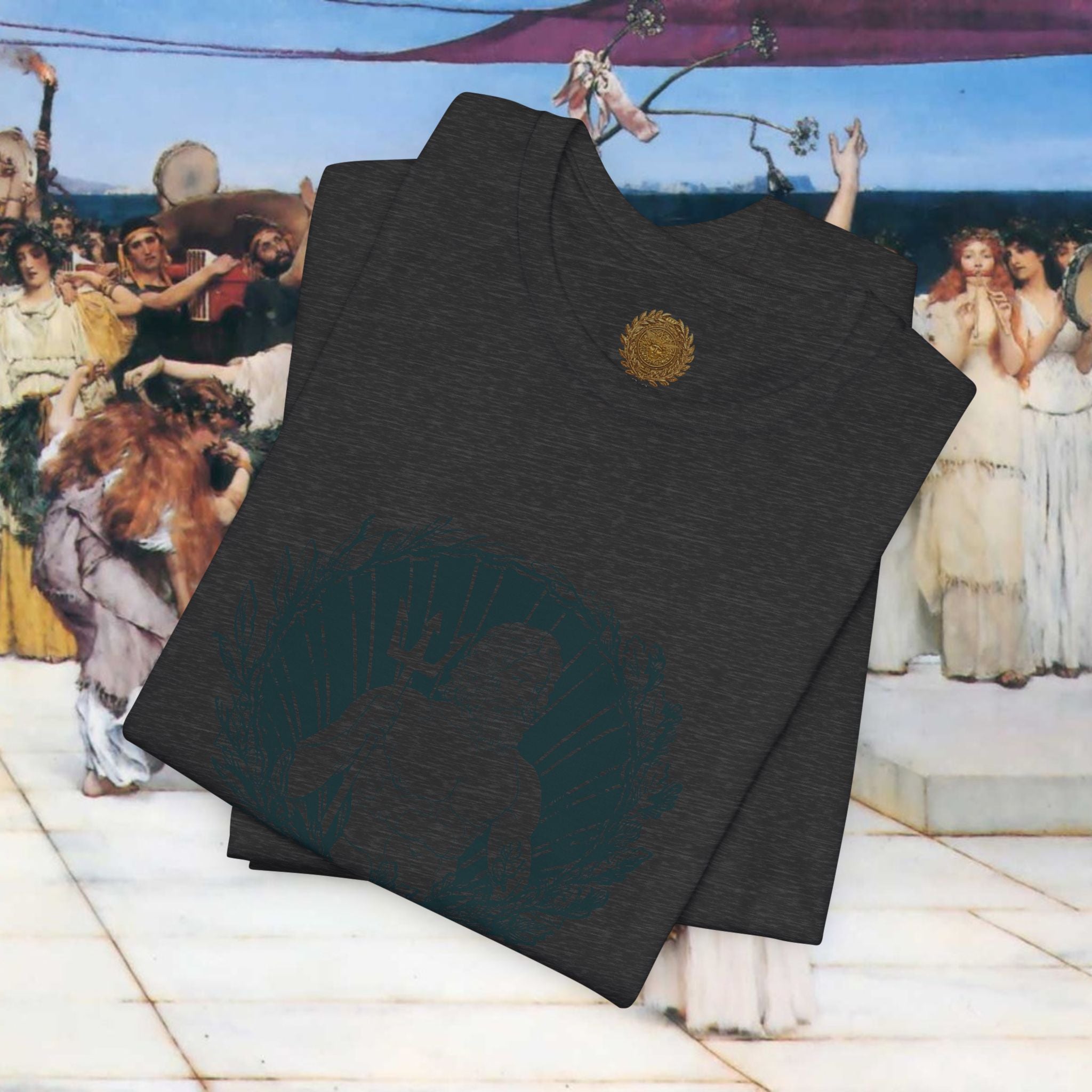 Neptune's Domain Roman Sea God T-Shirt