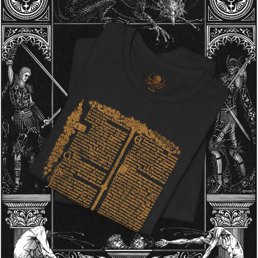 The Circle of Life Medieval Fantasy Inspired Graphic Shirt