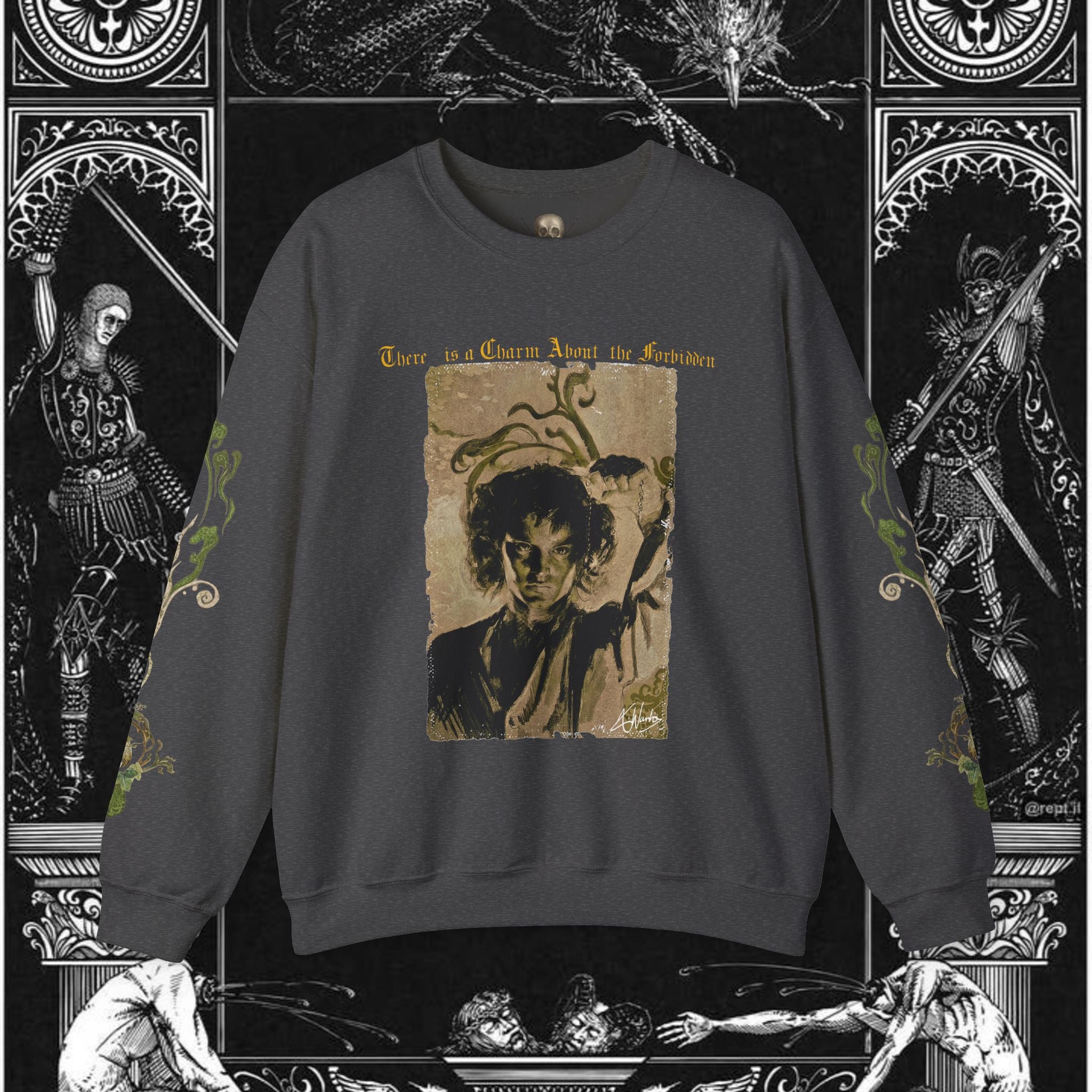The Last Temptation Medieval Fantasy Graphic Sweatshirt