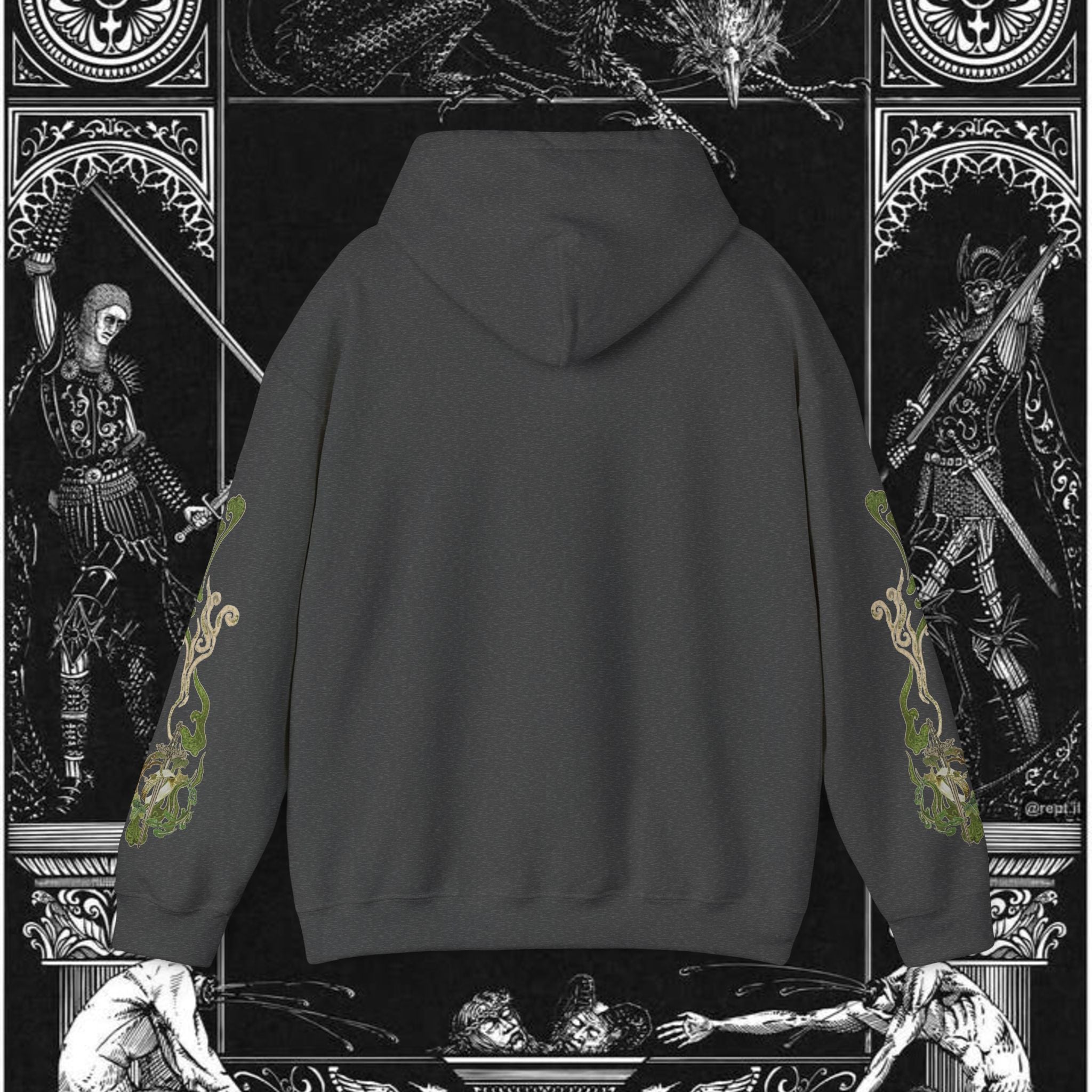 The Last Temptation Medieval Fantasy Graphic Hoodie