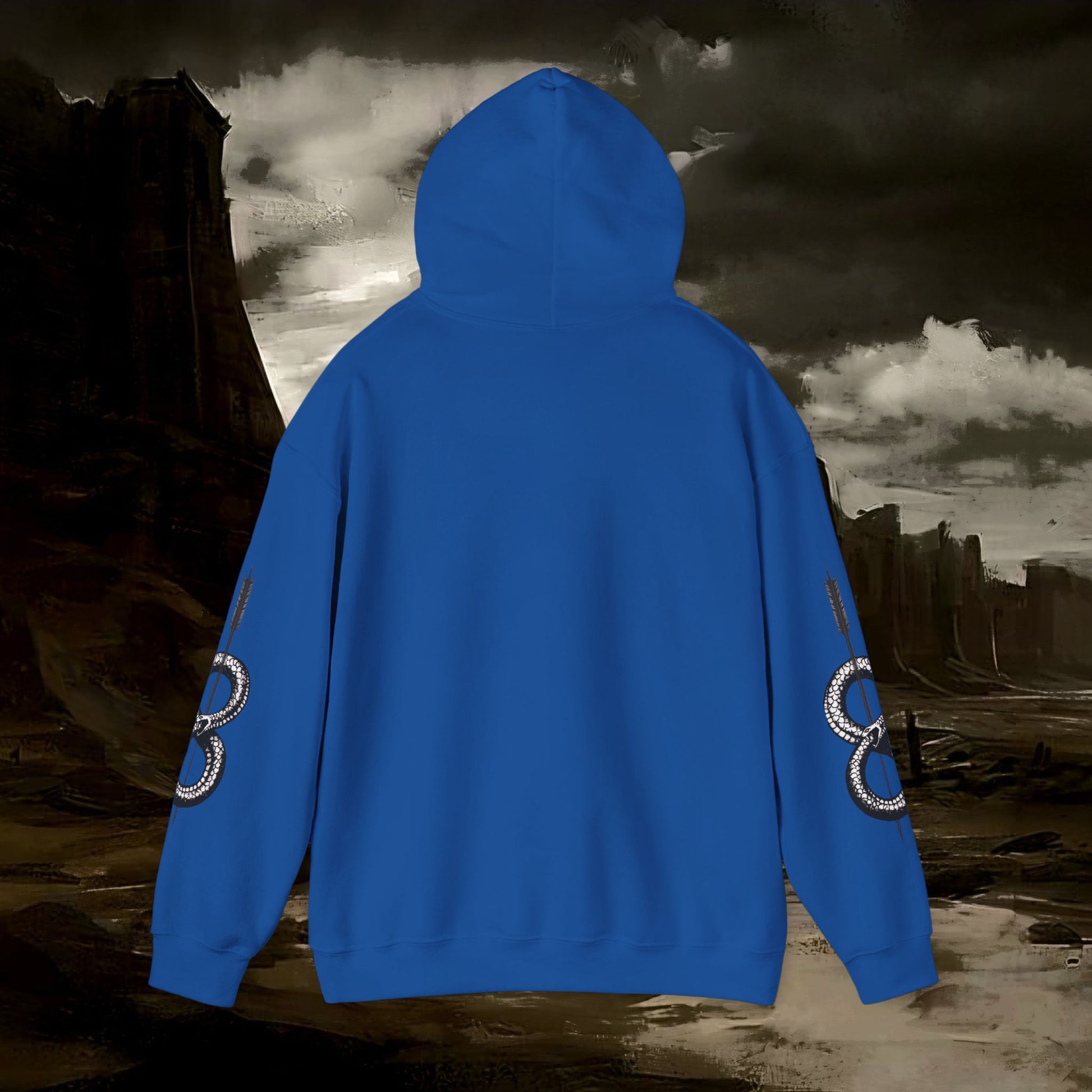 The Barbarian's Fate Medieval Fantasy Inspired Gothic Graphic Hoodie