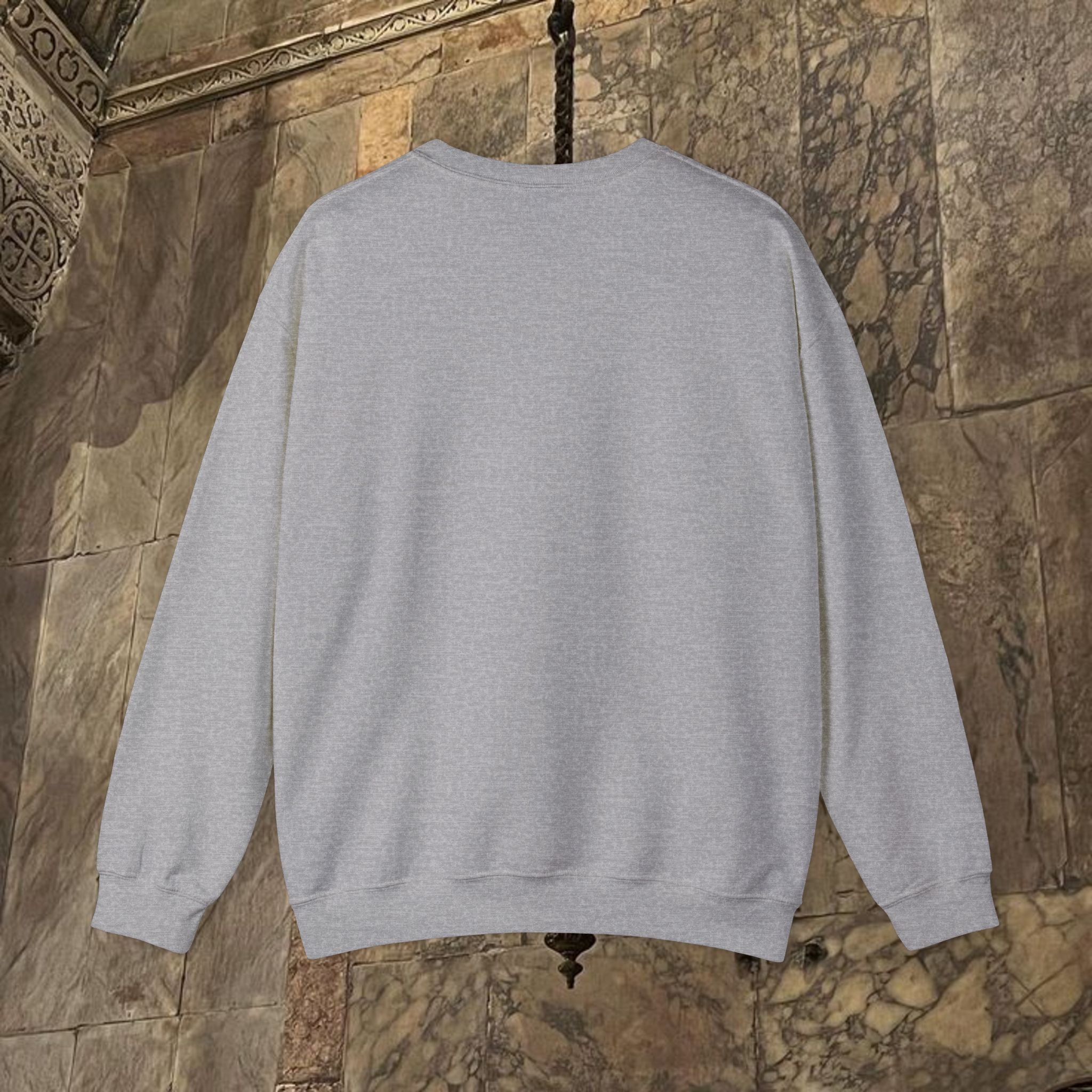 The Last Great Emperor Byzantine Inspired Graphic Crewneck Sweatshirt Front Version