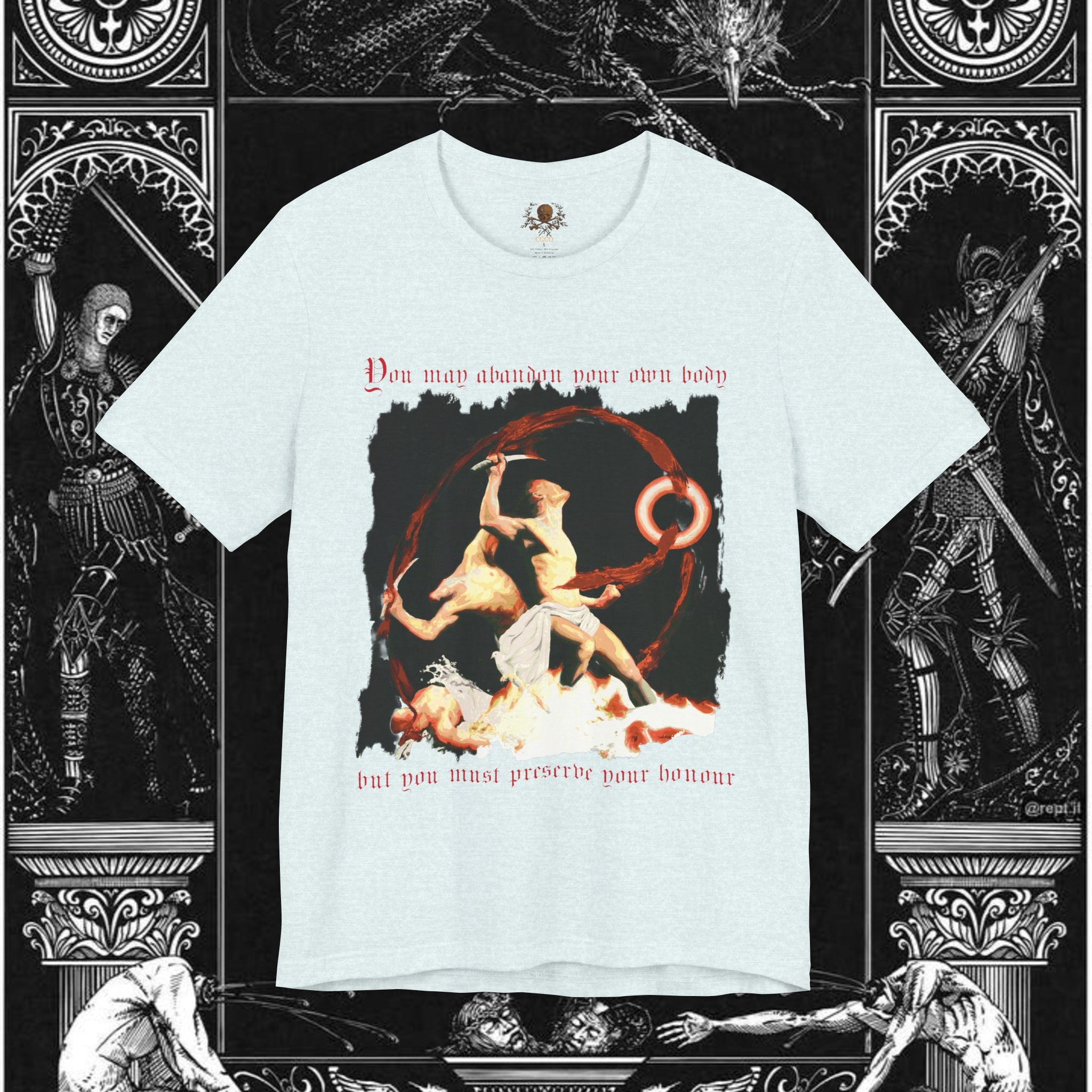 The Samurai's Vengeance Medieval Fantasy Graphic Shirt