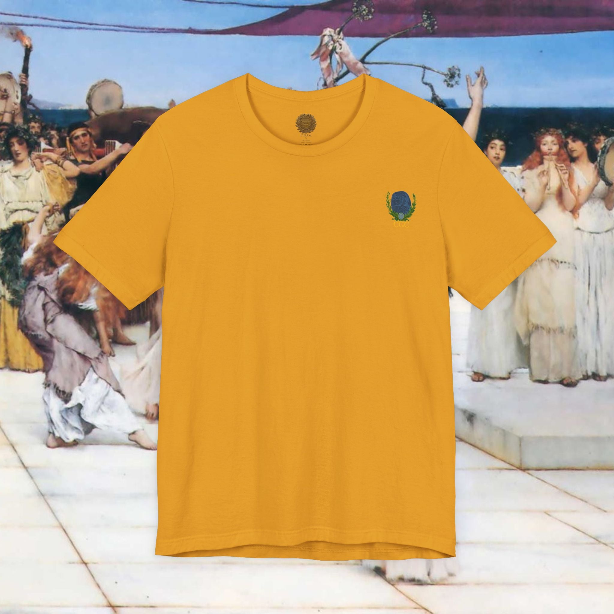 Roman Warrior Plumed Helmet Cameo T-Shirt