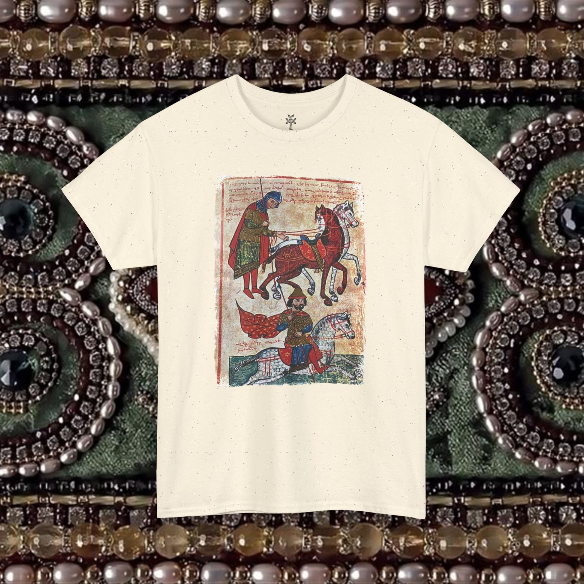 Ancient Armenian Manuscript Religious Graphic T-Shirt