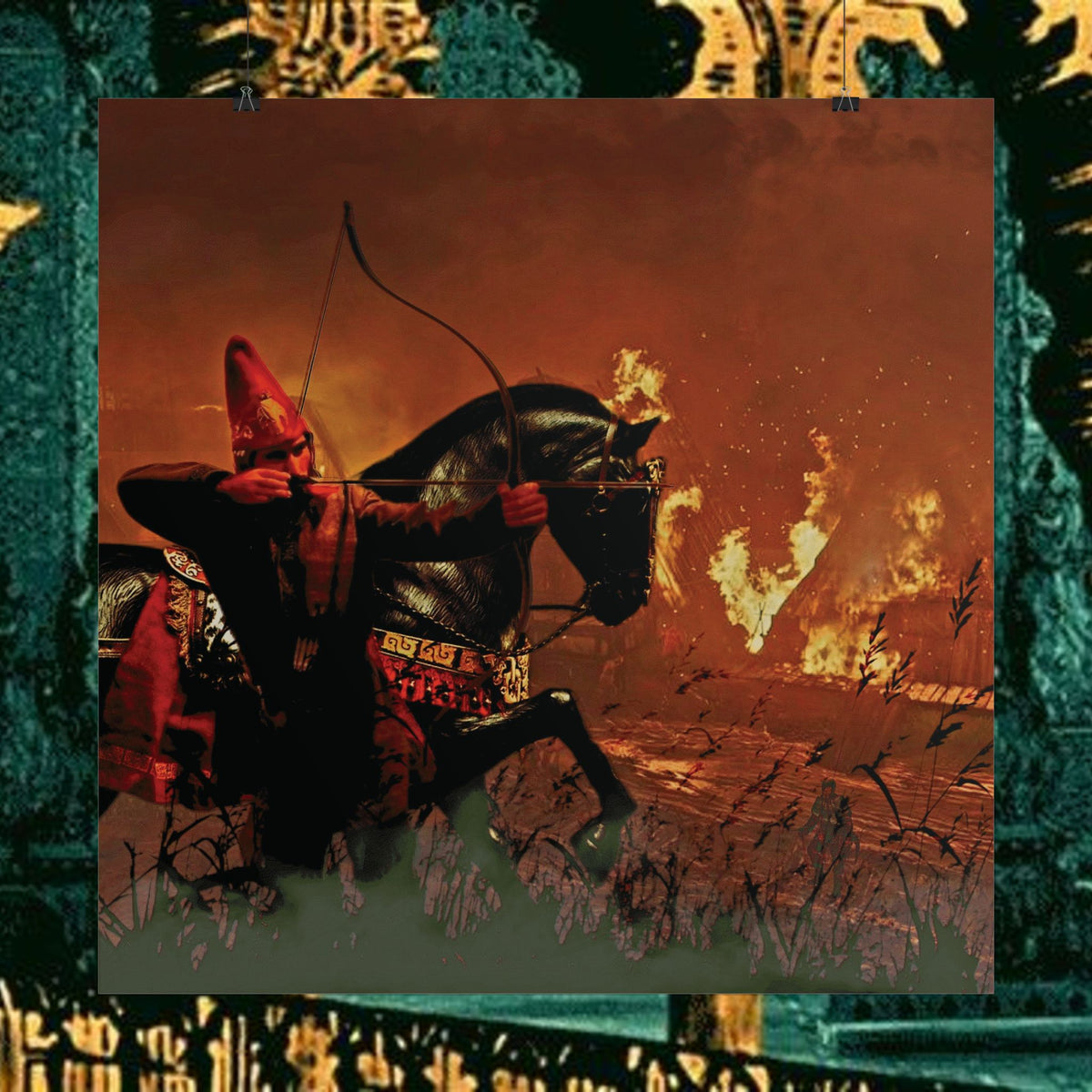 Sons of the Steppe: The Warrior's Conquest Early Medieval Inspired Fine Art Print