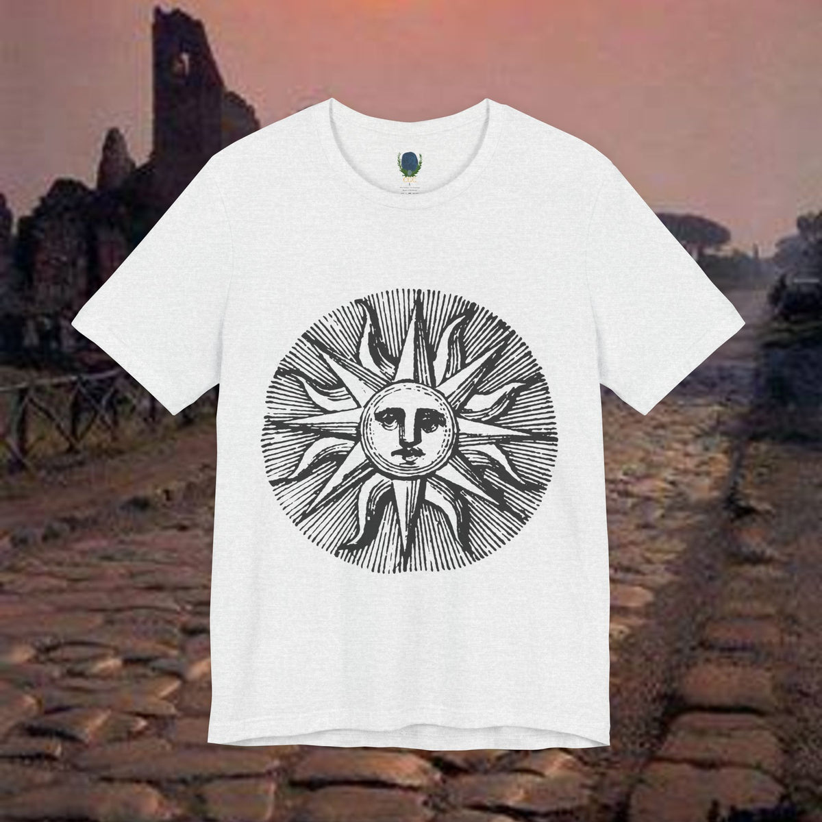 Summer Sun Mediterranean Graphic T-Shirt