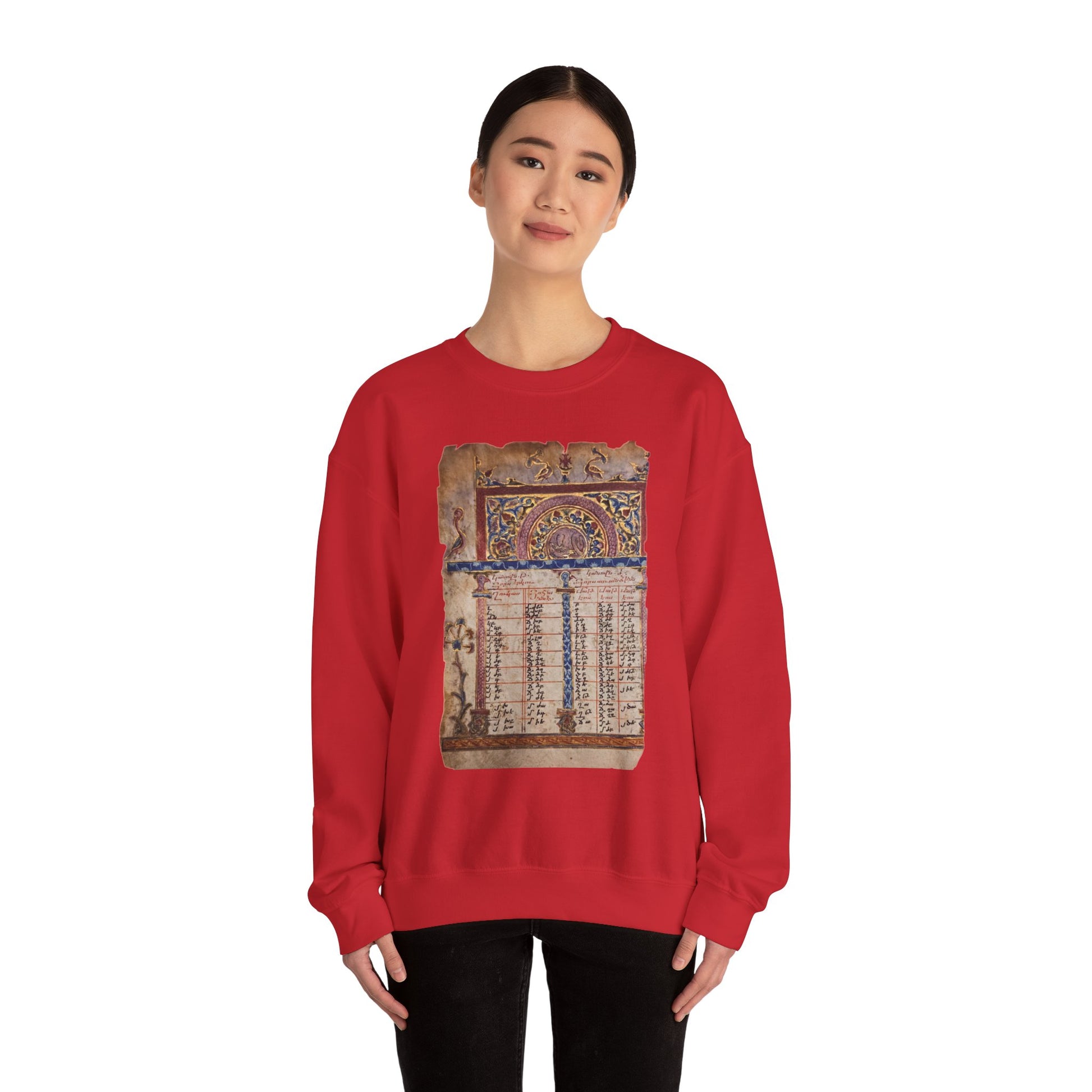 Manuscript of the Ancients Graphic Artistic Sweatshirt