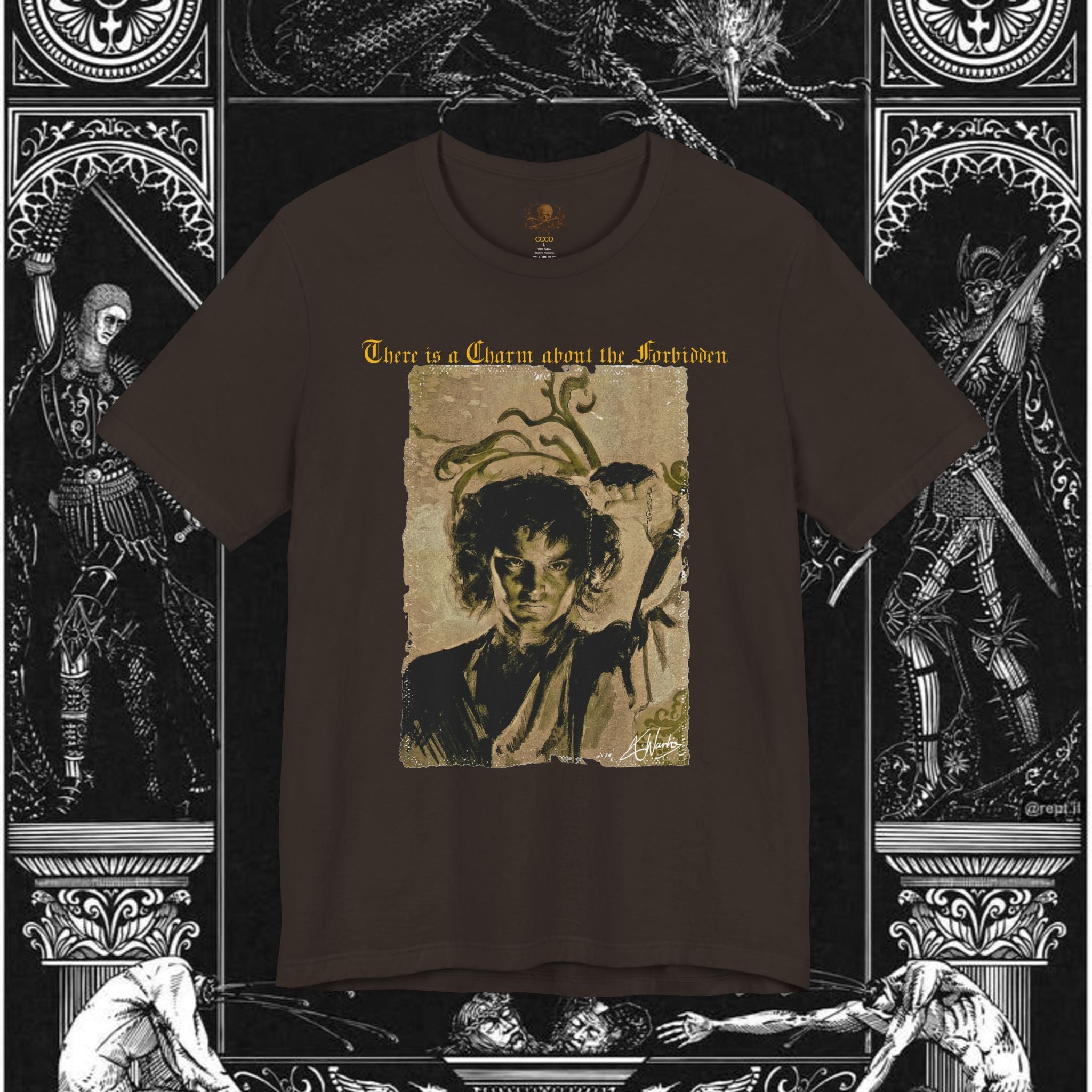 The Last Temptation Medieval Fantasy Graphic Shirt