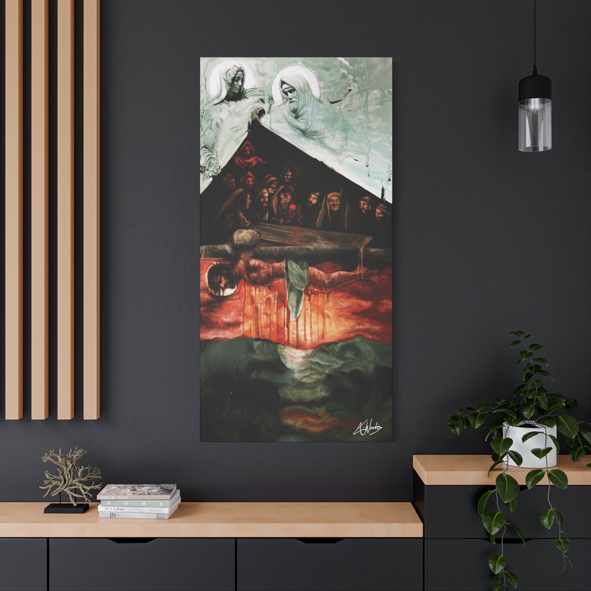 Divine Justice Medieval Fantasy Canvas