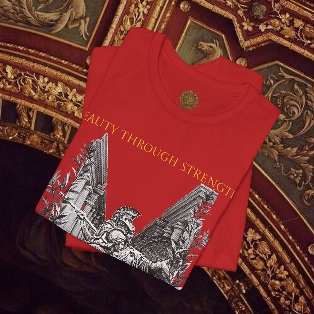 The Goddess's Protection Classically-Inspired Cotton Graphic T Shirt