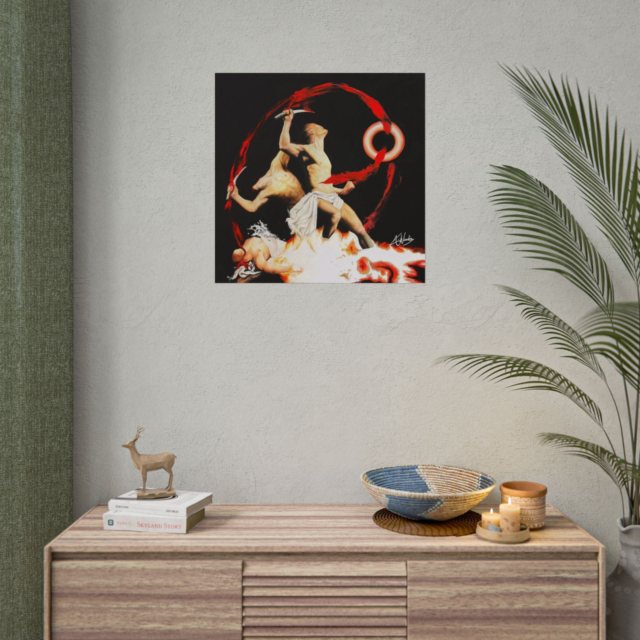 The Samurai's Vengeance Medieval Fantasy Fine Art Print