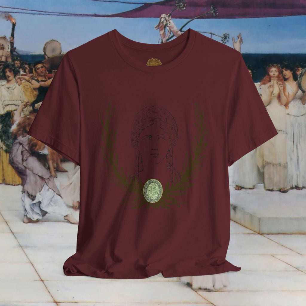 Hera's Wondering – Greek Goddess Ornate Diadem T-Shirt