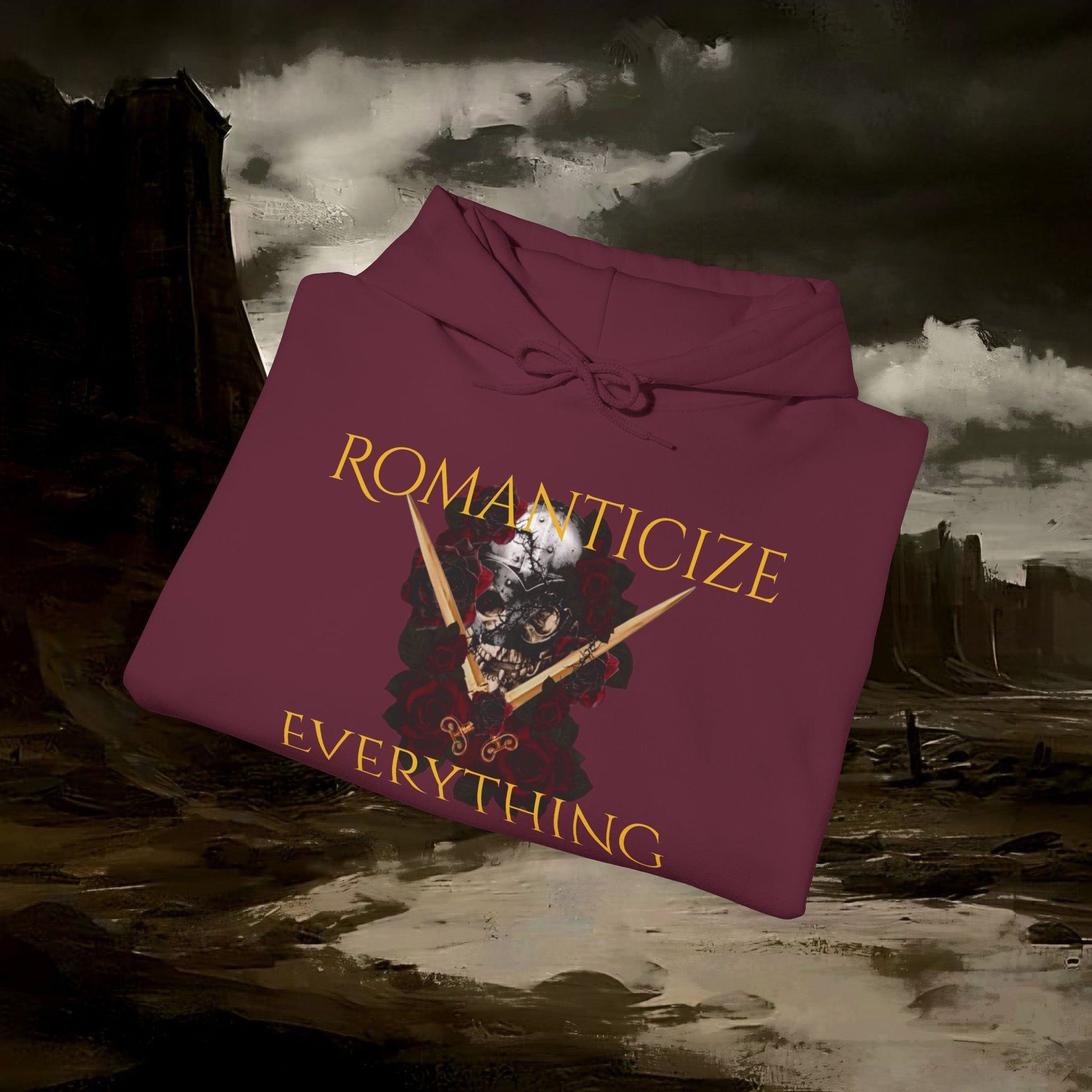 The Barbarian's Fate Medieval Fantasy Inspired Gothic Graphic Hoodie