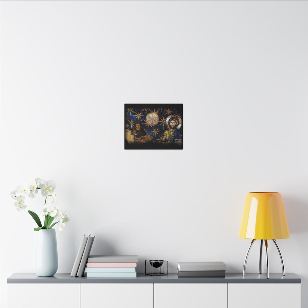 Justinian's Glory Byzantine Late Roman Inspired Matte Canvas, Stretched, (Multi-Size)