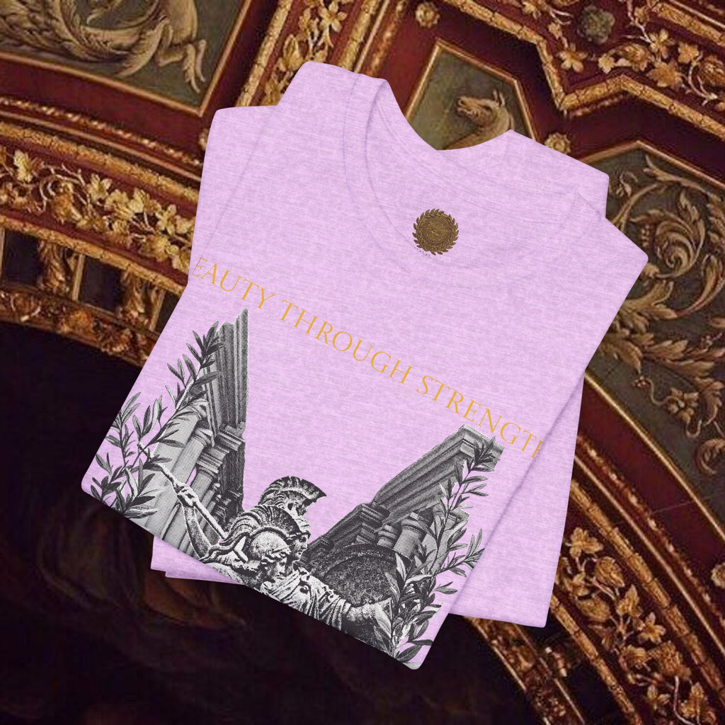 The Goddess's Protection Classically-Inspired Cotton Graphic T Shirt