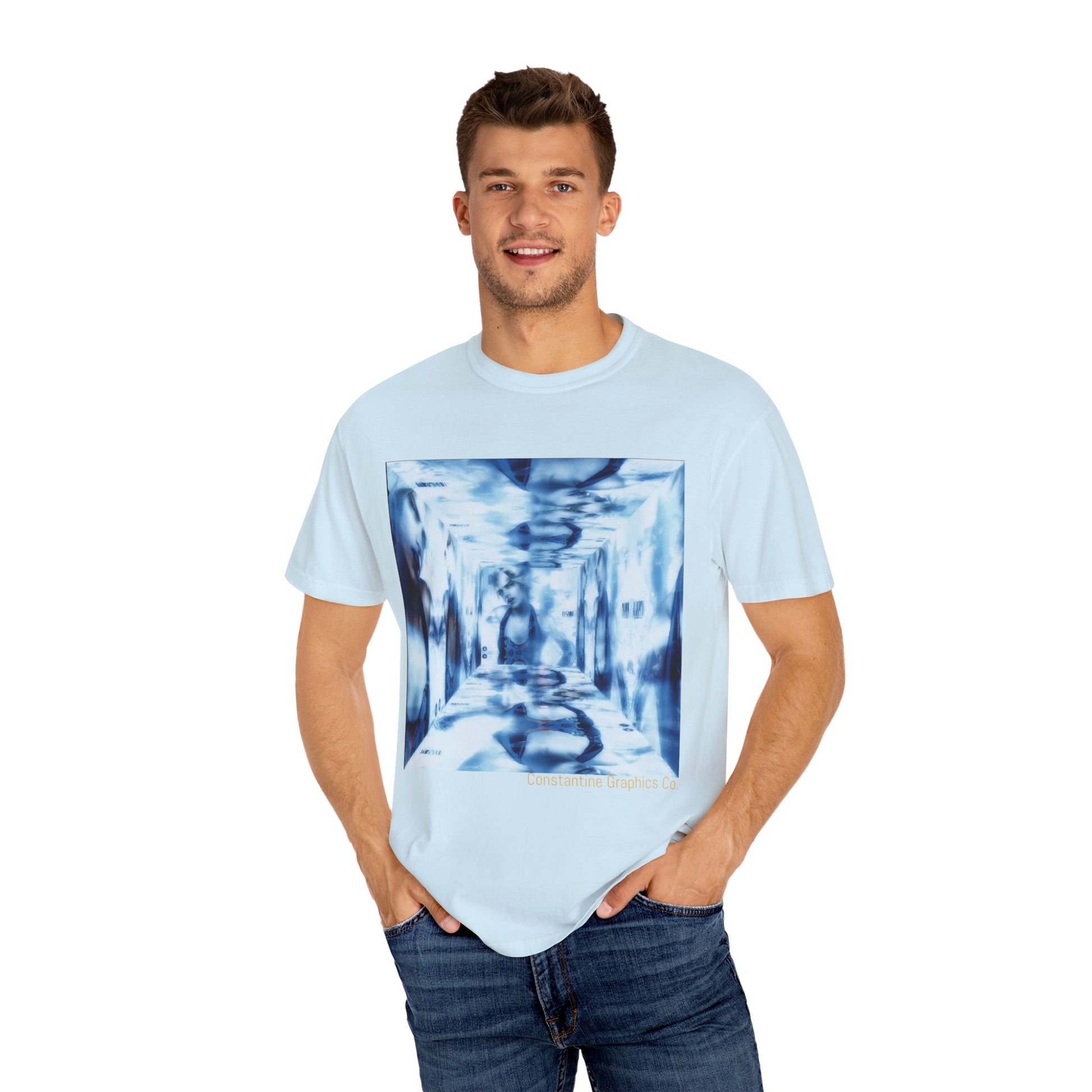 Enter the CyberVerse Graphic Y2k T shirt