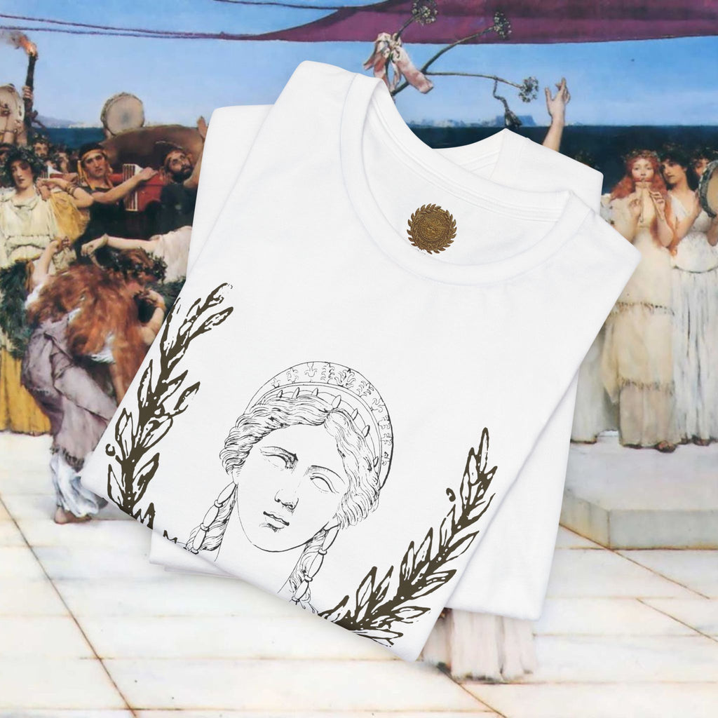 Hera's Wondering – Greek Goddess Ornate Diadem T-Shirt