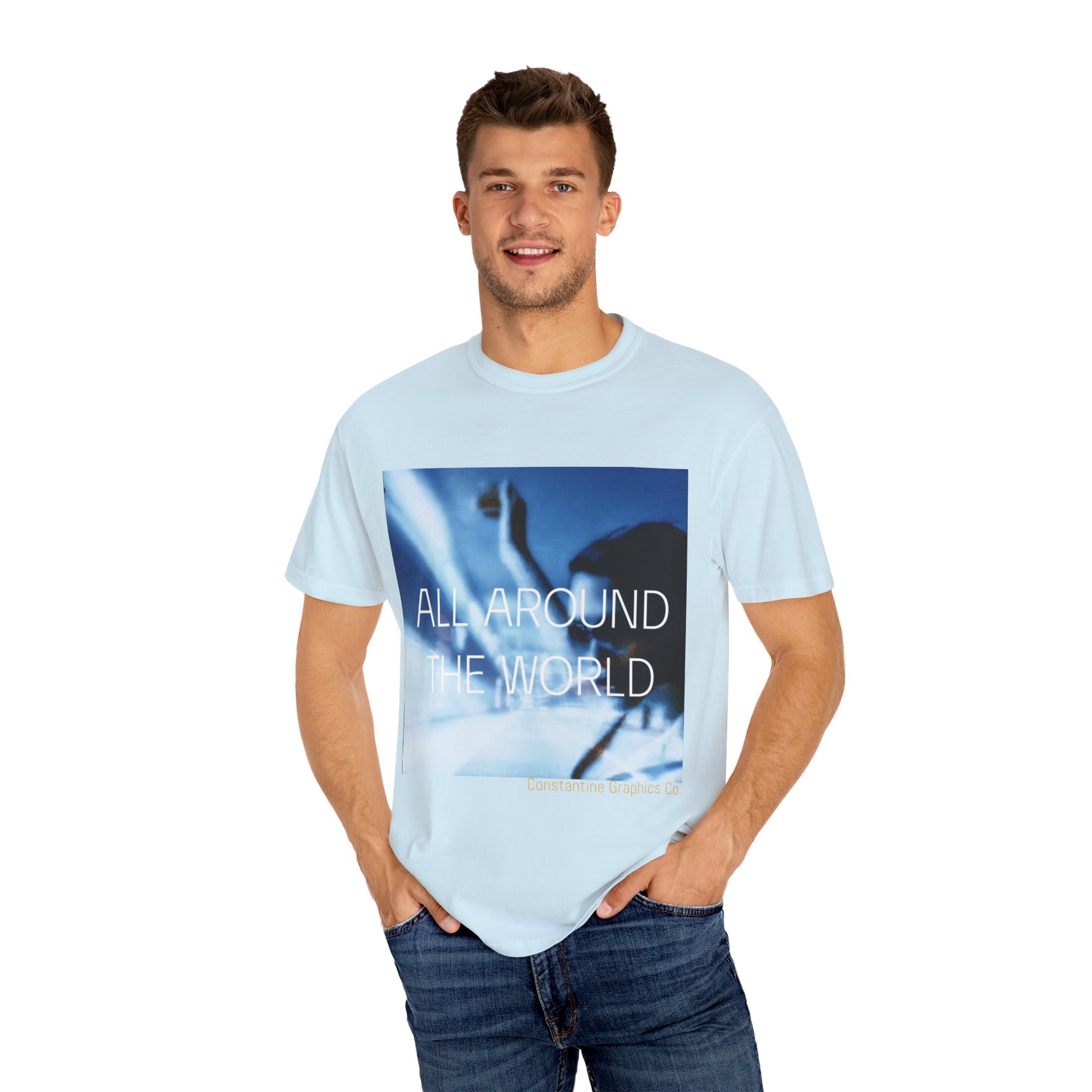 All Around The World Cyber Y2k Graphic Tshirt