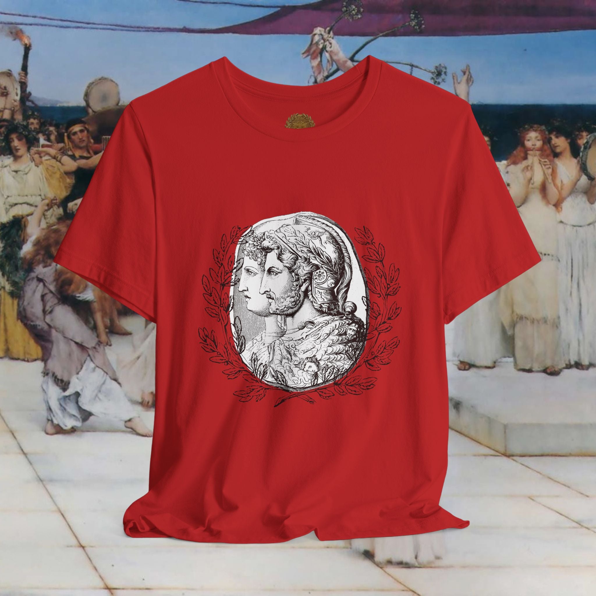 Roman Warrior's Spirit Plumed Helmet Cameo T-Shirt