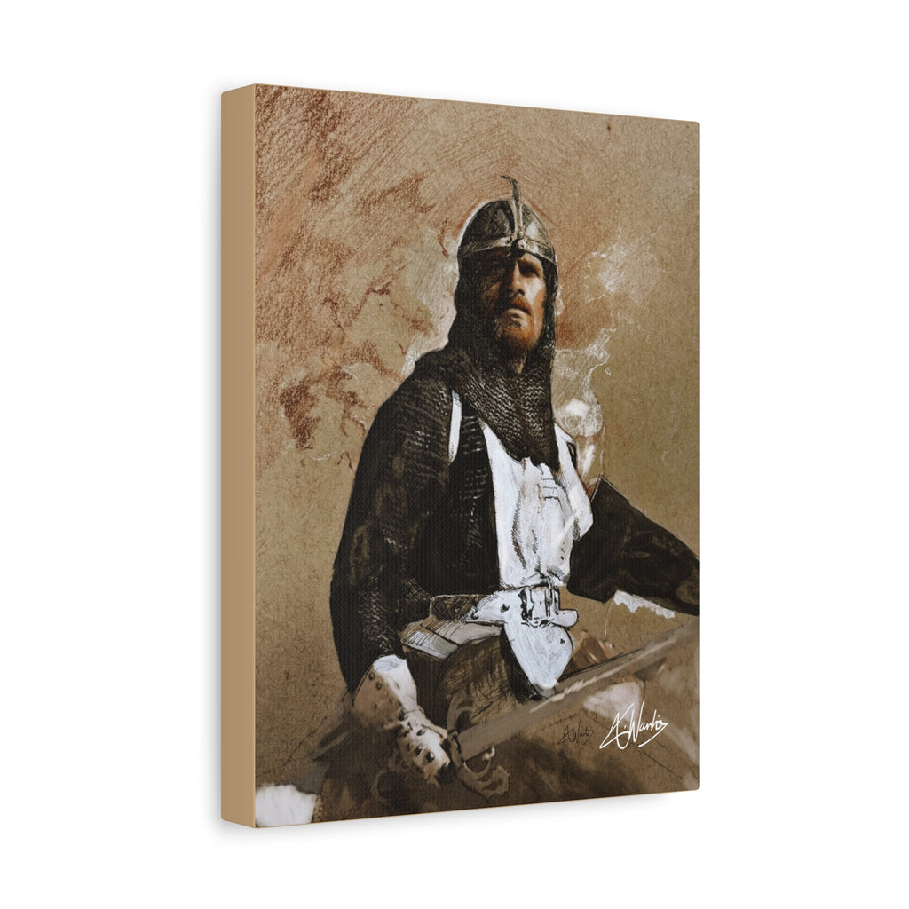 The Knight's Rest Medieval Fantasy Canvas
