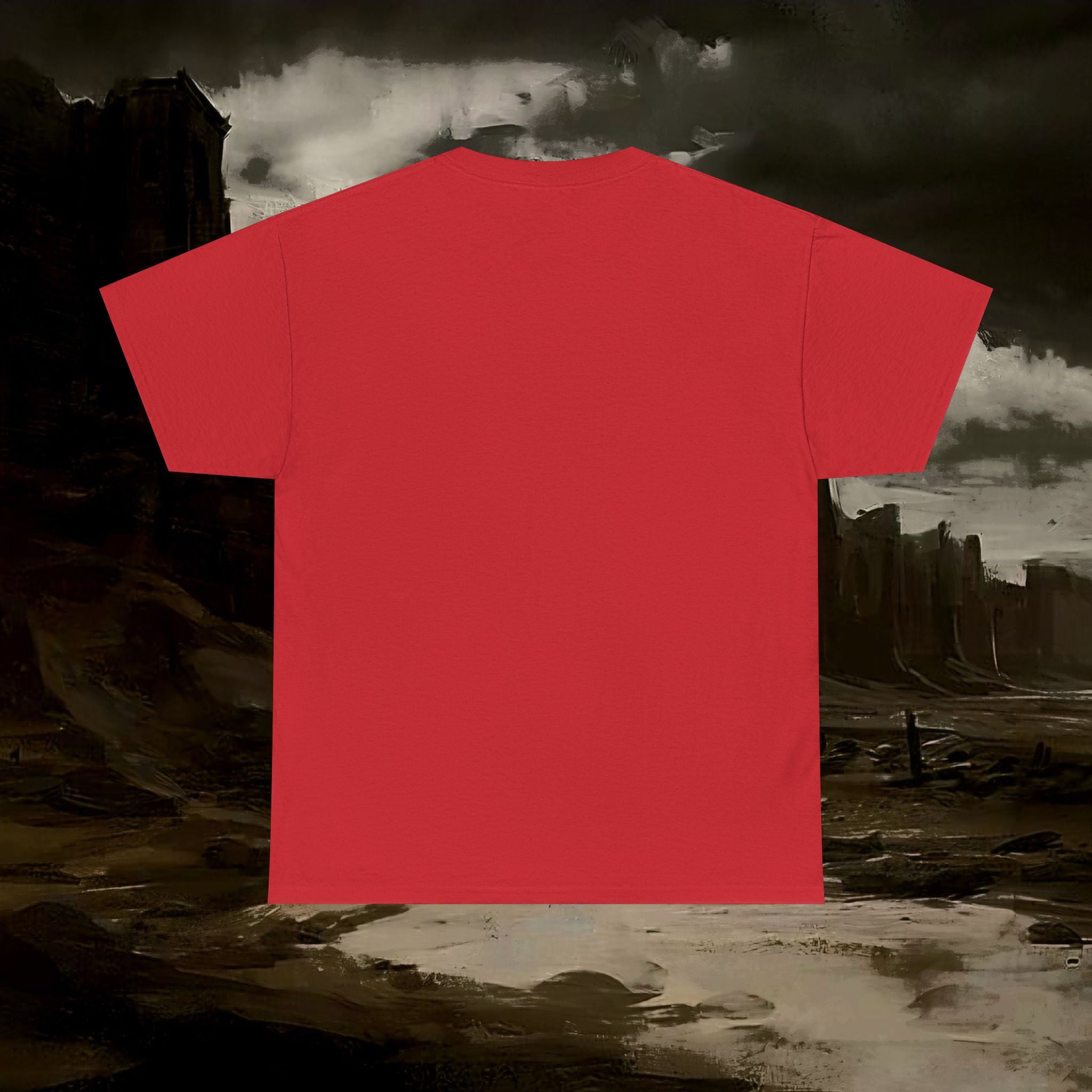 The Barbarian's Mirror Unisex Tee with Vintage Design Casual Wear, Everyday Style